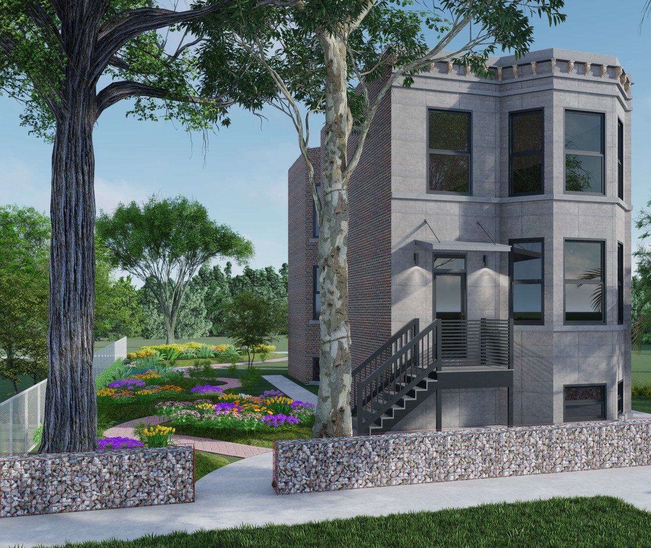 Experience the perfect blend of historic Chicago architecture and modern, eco-conscious design in this fully renovated 4-bedroom, 3.5-bathroom Greystone, just minutes from the University of Chicago, Hyde Park, and the future Obama Presidential Center.     This home offers the rare opportunity to secure your dream property before completion and customize select finishes. The open-concept main level features reclaimed hardwood flooring, soaring ceilings, and abundant natural light. The chef's kitchen will boast high-end appliances, sleek cabinetry, and an expansive island - perfect for entertaining.    Upstairs, the primary suite is a serene retreat with a spacious walk-in closet and a majestic master bath with whirlpool tub. Two additional bedrooms share a stylish full bath, while the fourth bedroom - located on the basement level - offers privacy for guests or a home office. The fully finished basement includes a family/recreation area, exposed brick accent wall, and a designer half bath.  Designed with sustainability in mind, this home is fully electric, using repurposed materials including a gabion wall from reclaimed concrete and refinished brick. Outside, enjoy a private backyard oasis and secure two-car parking.    Situated in the heart of Woodlawn's revitalization, you'll be steps from scenic parks, cultural landmarks, and easy transit to downtown Chicago. With luxury finishes, green building practices, and unmatched location, this home is the perfect combination of beauty, comfort, and investment potential.    Offered at $703,000 - lock in now for the chance to personalize your finishes before the grand reveal!