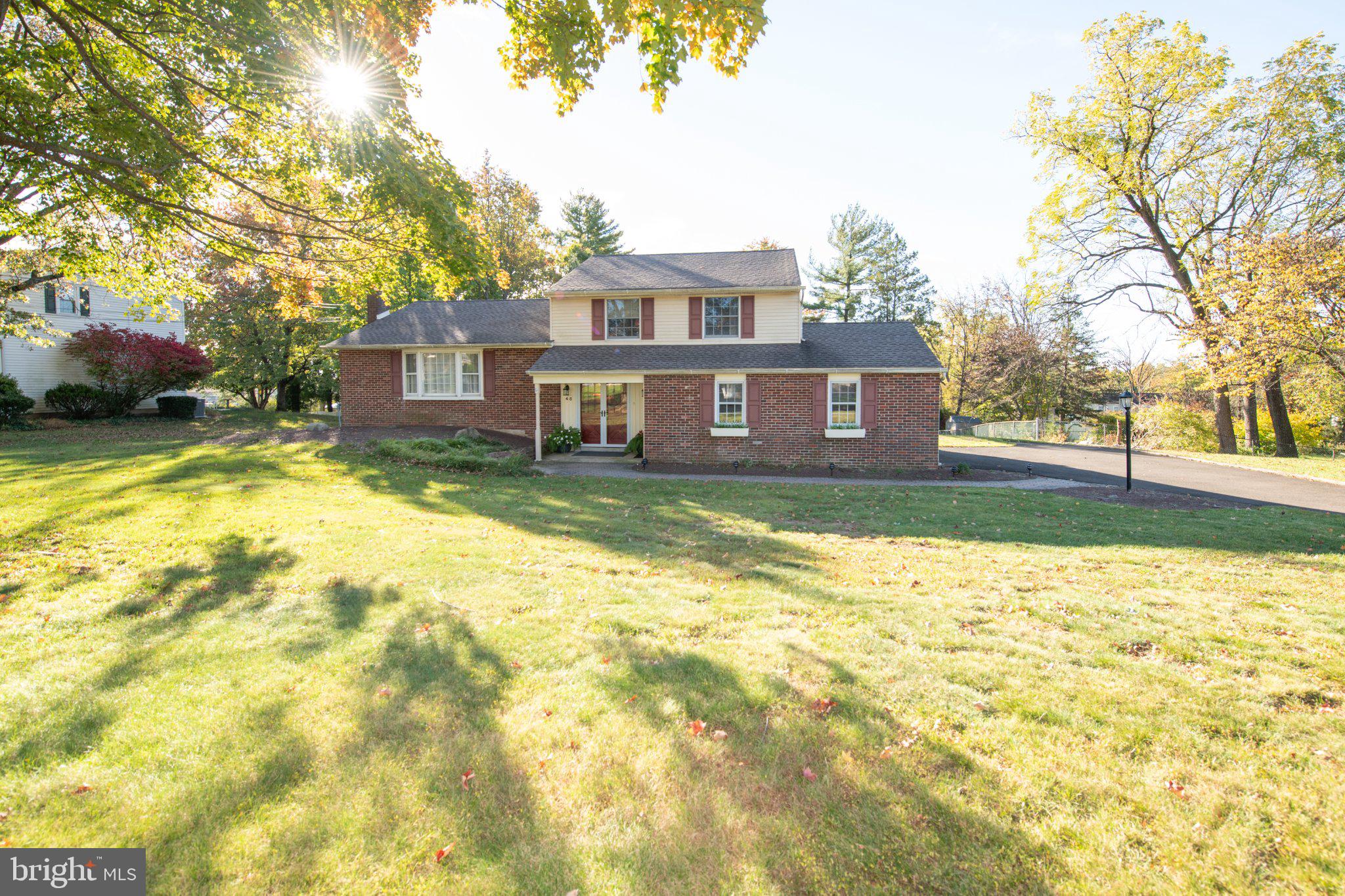 Nicely upgraded split level home located in the welcoming neighborhood of Orchard Hill. Built in 1968 and recently improved, this house presents a warm and inviting atmosphere that makes it feel like home from the moment you step inside. The living room features a charming fireplace, ideal for those chilly evenings when you want to unwind with a good book or gather with loved ones. The upgraded countertops in the kitchen add a touch of elegance while the center island provides the opportunity to enjoy breakfast as you view the expansive rear yard through the bay window. There is a family room with sliding doors leading to the oversized, heated sunroom. This home boasts three well-appointed bedrooms, providing ample space for relaxation and personalization. The primary suite includes a remodeled full bath that features a convenient walk-in shower, ensuring a spa-like experience right at home. With two full bathrooms and an additional half bath, morning routines and guest visits are effortlessly accommodated. The lower level offers an unfinished full basement, presenting a blank canvas for your creative vision-whether you envision a game room, home gym, or additional storage space, the possibilities are endless. There is a 2 car garage and plenty of additional driveway parking. New heating system, new central air and duct work, new hot water heater, new 200 amp electric service and panel. The roof was replaced in 2020. All of this and served by the Council Rock schools combine to make this the ideal family home!