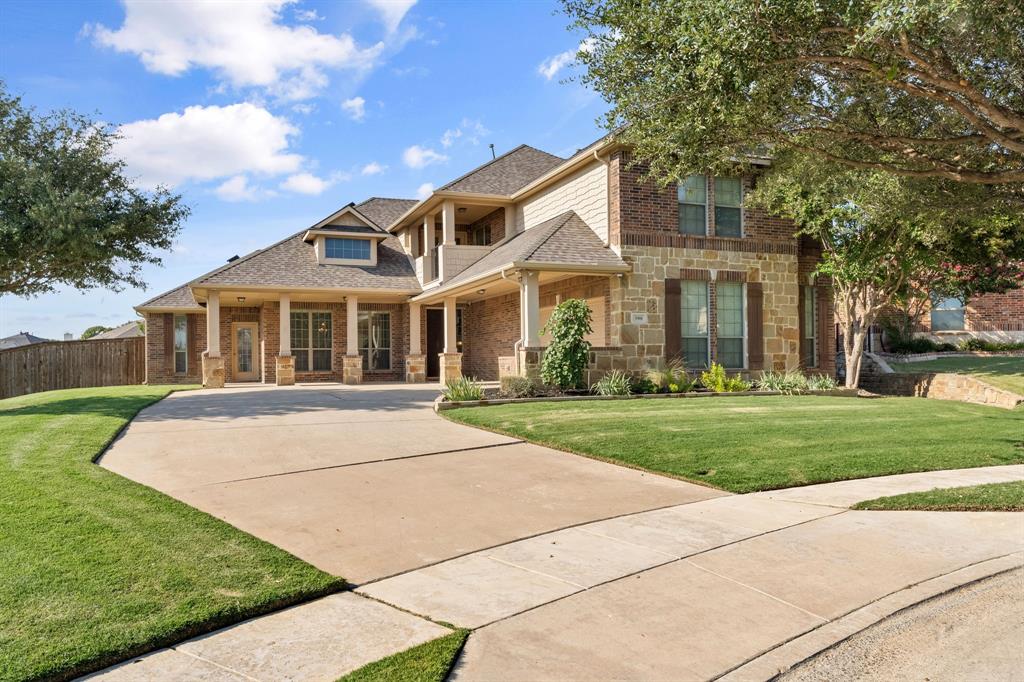 You won't find a more convenient location than this! Easy access to shopping, dining, and recreation. Not to mention, located in highly sought after Keller ISD. This beautiful home offers 4 spacious bedrooms and 3 full bathrooms, providing ample space for everyone. The versatile media room is perfect for movie nights and entertaining. Situated on an oversized premium lot overlooking a serene pond, the backyard offers peaceful views and plenty of outdoor opportunities - enjoy your evenings on one of the three different covered patios! Inside, you'll find modern features and thoughtful design elements that enhance comfort and style. The home’s well appointed kitchen, large living areas, soaring ceiling and abundant natural light make this a welcoming space for everyday living and special occasions. Community amenities include 7 pools, clubhouse, fitness center, pickle ball, volleyball, tennis courts, trails, natural ponds, parks and so much more. Recent upgrades to include two new Bosch 18 SEER, variable-speed HVAC units (2025) a new 50 year roof (2021), water heater (2020). See uploads for full list of upgrades.
