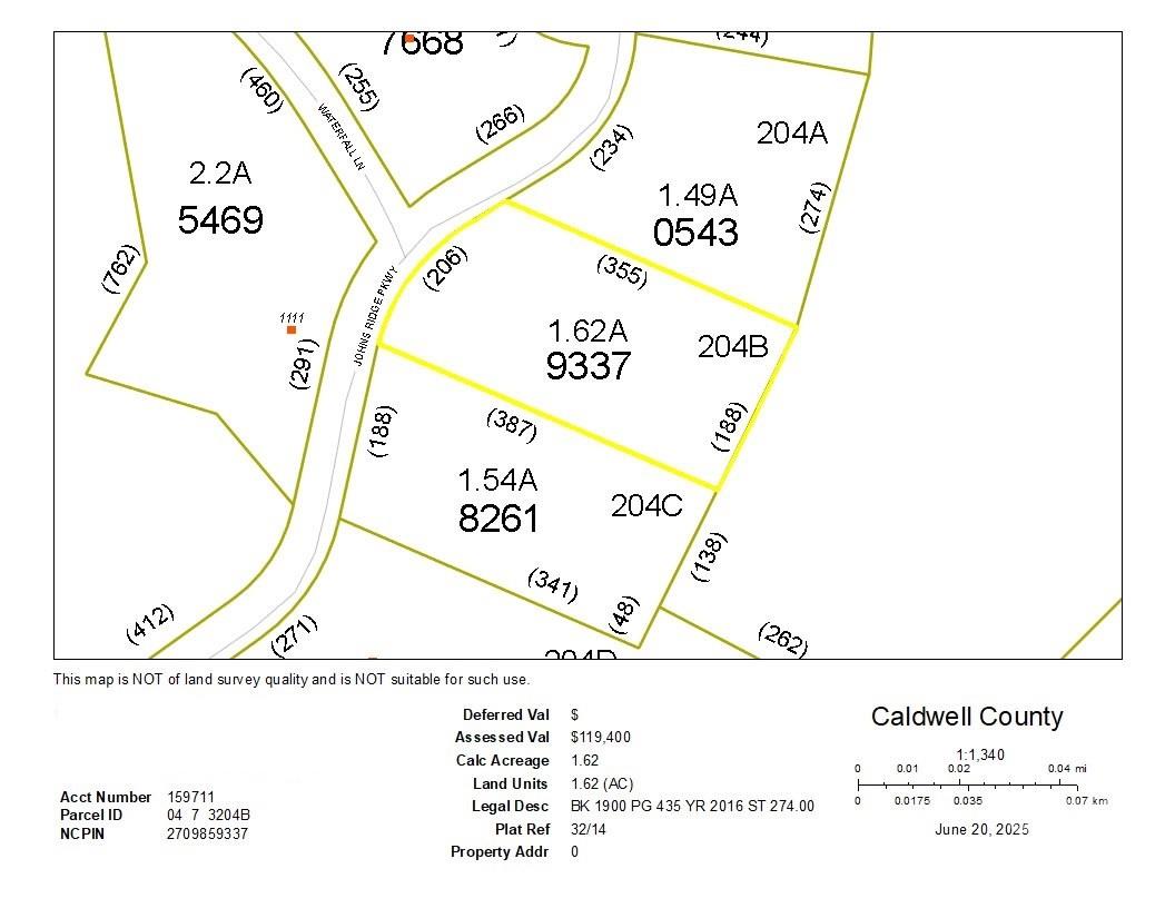 1.62 acres Lot 204B Johns Ridge Parkway Lot 204B