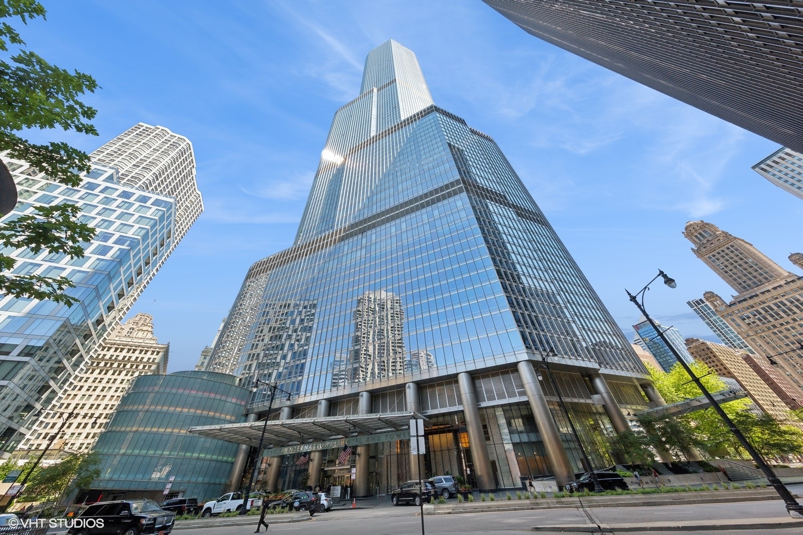 This stunning studio in the coveted Trump Tower showcases lots of premium upgrades, featuring soaring 10-foot ceilings, breathtaking northwest city views, and luxurious finishes including a gourmet kitchen with top-tier Wolf, Sub-Zero and Miele appliances and a spa-like bath. Residents enjoy exclusive access to five-star Trump Tower amenities and hotel services, making this the perfect sophisticated urban retreat or high-end investment opportunity - deeded parking is available to complete this exceptional offering. It is fully furnished.