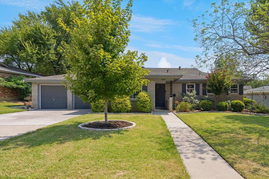 Welcome to 5004 Wyoming Trail in North Richland Hills, a thoughtfully updated home offering both modern comfort and timeless charm. Inside, you’ll find an inviting floor plan with bright, open living spaces, a beautifully refreshed kitchen with stylish finishes, and comfortable bedrooms designed for relaxation. The updates throughout ensure a move-in ready experience while adding a touch of sophistication to every room. Step outside to a spacious backyard, perfect for entertaining, gardening, or simply enjoying the outdoors. Located in a prime area with easy access to schools, shopping, dining, and major highways, this home offers the ideal balance of convenience and comfort.