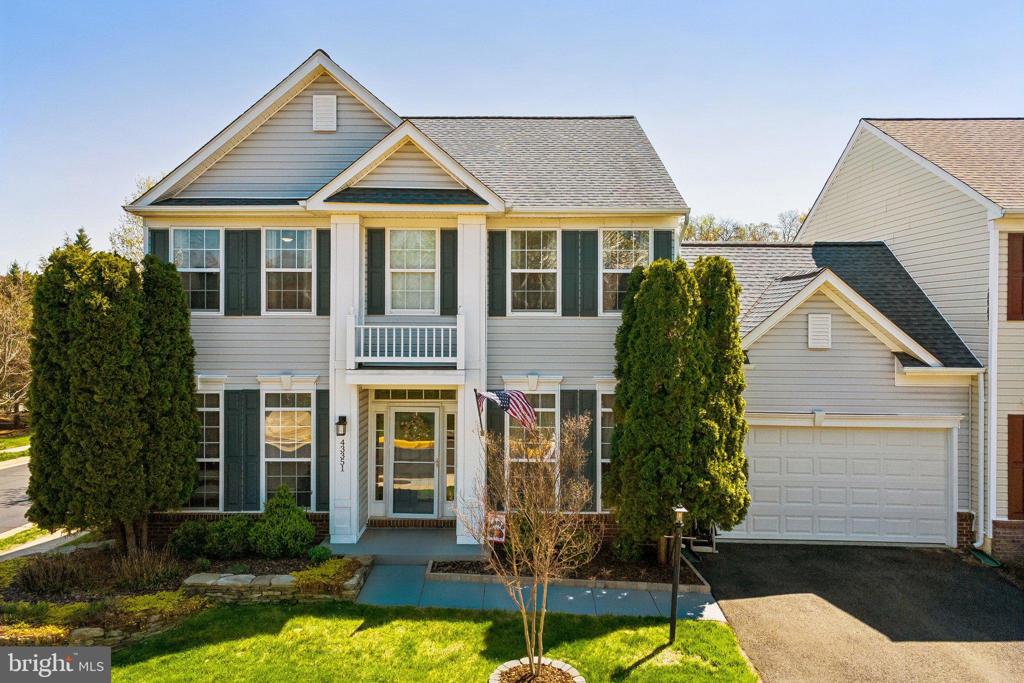 Open House Saturday, April 11th from 2:30pm - 4:30pm AND Sunday, April 12th from 11am - 1pm!  Welcome home to this wonderfully updated 4 bedroom, 2.5 bath with a 2 car garage. This Washington Homes New Haven model is nestled in the highly sought after community of the Broadlands! The main level features your primary owner's suite with a large walk-in closet.  Enjoy your fully remodeled primary owner's bathroom with a double vanity, soaking tub and walk-in shower! Enjoycooking your favorite meals in your open kitchen w/ granite countertops, stainless steel appliances, a breakfast bar, and a breakfast room. Off the kitchen is a spacious 2 story family room with a gas fireplace.  Your formal living and dining rooms and a half bathroom complete the main level.  Upstairs you will find 3 generously sized bedrooms and a full bathroom. Head outside to enjoy grilling and relaxing on your custom paver patio, which features a private vinyl fence, a stone stairway and professional landscaping. Recent updates include the primary owner's bathroom remodel (2025), a new roof (2019), a new furnace (2025), a new water heater (2024), new kitchen appliances (2023), a brick paver patio, steps and landscaping (2022), a fieldstone retaining wall (2022), LVP flooring in the dining room, living room and hallway (2022), a new garage door (2023), and a new garage opener (2025). Broadlands residents enjoy the community pools, tennis and basketball courts, a clubhouse, playgrounds, and scenic walking trails. HOA fees include front and side lawn maintenance and mowing, snow removal, trash service, and access to community amenities. Conveniently located minutes from Broadlands Village Center, shopping, restaurants, parks, the Dulles Toll Road, Loudoun County Parkway, DC express buses, and the Silver Line Metro.