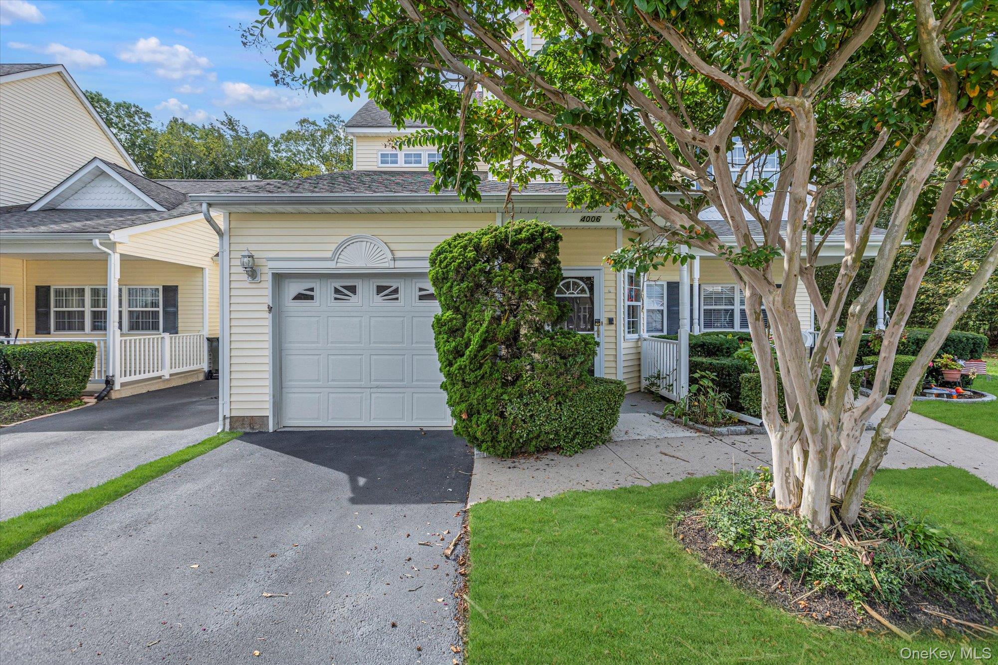 Surrounded by premiere golf courses, at the northernmost location in the coveted Sunken Pond 55+ community, 4006 Saint Andrews Rd, a beatifully appointed and maintained 2 bedroom home with all on one level, is in a prime location! This light-filled home features Brazilian hardwood floors throughout, gas fireplace, cathedral ceiling, reading alcove, a sunny deck overlooking golf course accessible from both bedroom and dining room, and an office/third bedroom. Sunken Pond is close to everything! Shopping, restaurants, vineyards, breweries, golfing, farmstands, both bay and Sound beaches, live theatre at the Suffolk, medical, the LIE and the South Fork are minutes away! Community amenities include a clubhouse with kitchen, bar, exercise room, and media room. Plus swimming pool and bocce courts. The living is easy in Sunken Pond!