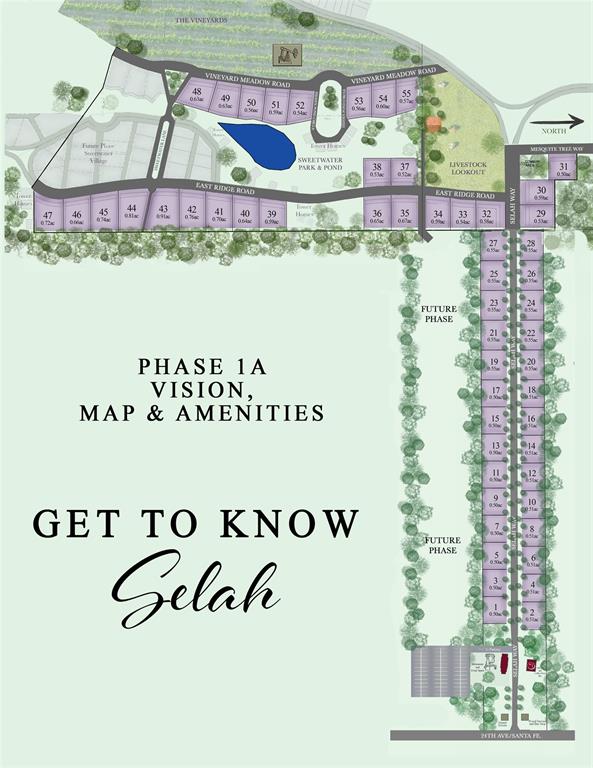 Just 10 mins south of historic Norman, you will find a community striving to be unlike any other in the immediate surrounding areas. Welcome to Selah! This walkable community boasts New Urbanism, in which timeless elegance meets modern ease. The spaces are mixed on purpose. Homes, restaurants, retail, wellness, fitness, and gathering venues share the same streets. This particular lot is located next to Common area C in the photo, Lot#30 in the photo. It is across the street from the livestock lookout as well!