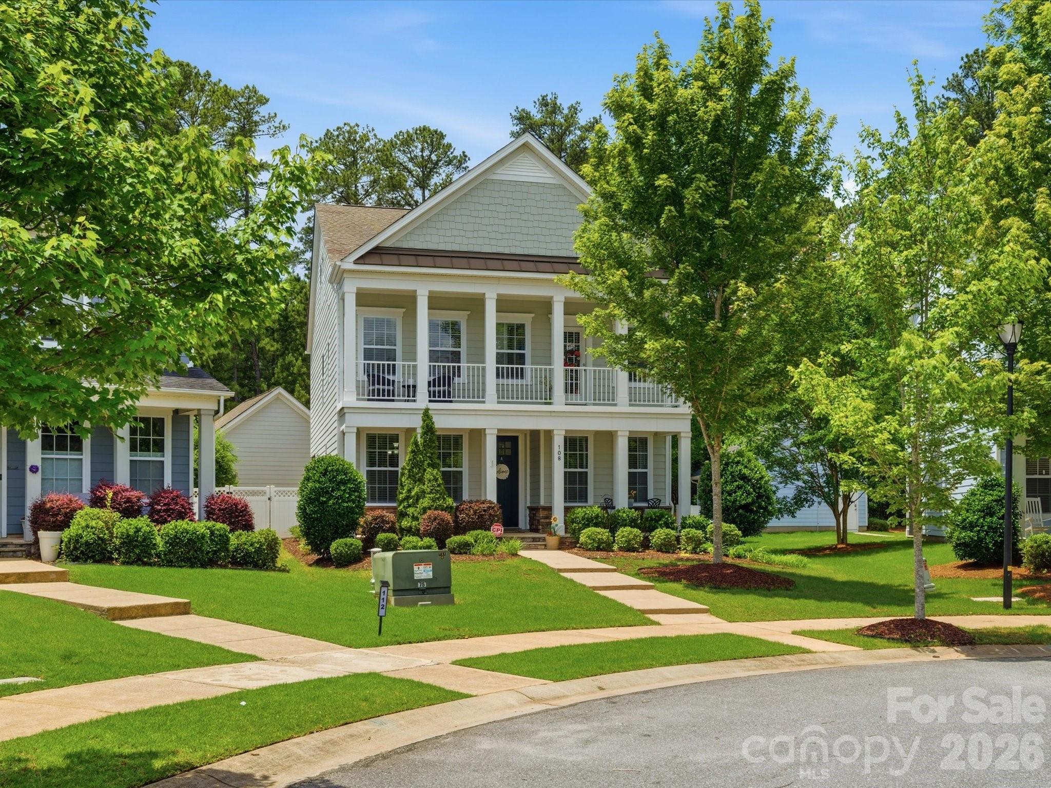 Welcome home to this beautifully maintained 4-bedroom, 3-bath residence offering 2,979 square feet of comfortable living space in the desirable Brayden community. Designed for both everyday living and entertaining, this home features a spacious fenced backyard with fresh Bermuda sod and a built-in fire pit, along with a screened-in porch that creates the perfect outdoor retreat. Inside, the inviting floor plan offers generous living spaces with plenty of room to gather, relax, and entertain. Upstairs, the covered balcony provides a private escape with direct access from the primary bedroom. Additional highlights include a 2-car garage equipped with modern upgrades including a 240V 50-amp EV car charger and storage racks. CPI security system with window sensors for added peace of mind and a convenient location just minutes from I-77, offering easy access to shopping, dining, and commuting routes. Residents of Brayden enjoy exceptional neighborhood amenities, including a community pool, fishing ponds, walking trails, and playgrounds. Combining comfort, convenience, and community, this home is one you won’t want to miss.