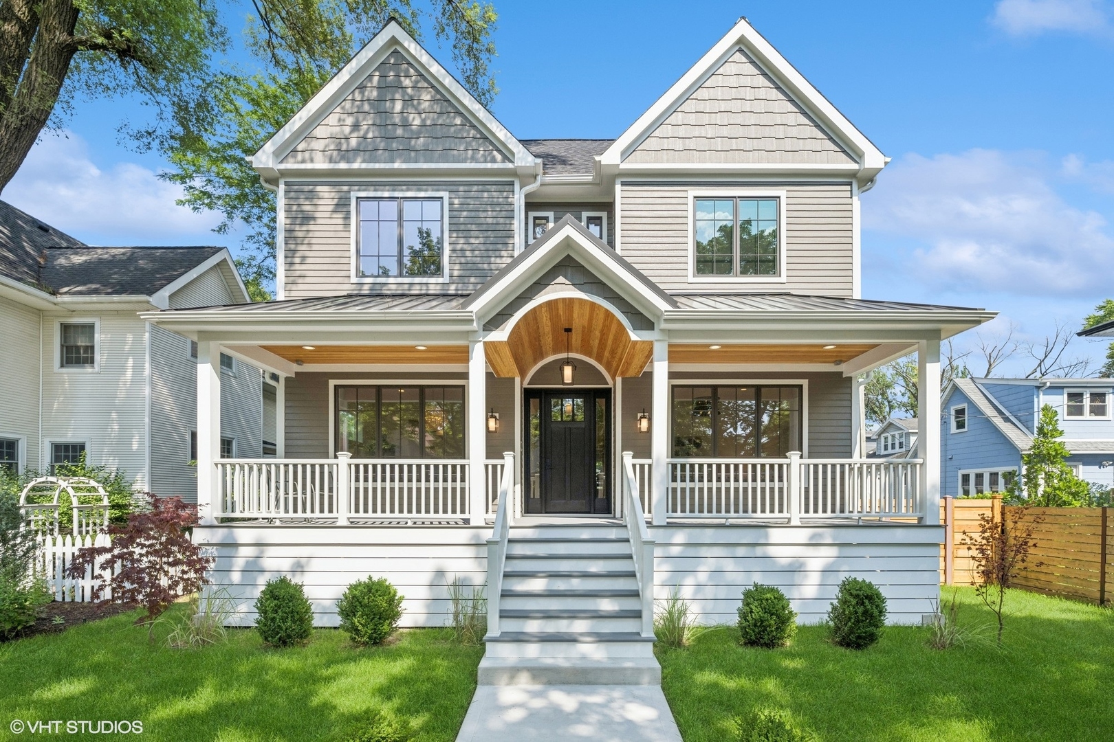 Exquisite new luxury 6-Bedroom + office,  4.5 bath 6,000 sq. ft. Single-Family home on an oversized 50' x 155' lot in the Heart of Old Irving Park on highly sought-after Kildare Avenue! This high-end, transitional home was meticulously designed & built for today's standards while maintaining a timeless sophistication with elegant finishes throughout.   The main level features a wide, covered front porch, which leads to a large, centered foyer, a formal living room flanked by the formal dining room that flows to a butler's pantry with an additional sink and beverage center.  A huge Chef's Kitchen featuring custom Brakur cabinetry with white inset cabinets surrounding an oversized rift-oak 12' island, both covered with bright Quartz countertops & backsplash,  Professional-grade Thermador appliances featuring double dishwashers, a huge 6' wide refrigerator/freezer, double oven, separate 6-burner cook-top & hood, microwave-drawer, and large prep-sink. The kitchen is adjacent to a main-floor powder room, an elegant office with south-facing windows and beautiful wood-strip panels. Diagonally adjacent to the kitchen is the opulent family room with an impressive beamed ceiling, fireplace with a quartz surround and built-in bookcases, a large mudroom that leads to a suburban-sized 40' x 50' backyard lawn with a covered patio & side yard - all perfect for entertaining!     Walk up the ornate, solid white-oak staircase covered in white oak panels to the 2nd Floor, which features 4 full bedrooms, a large hall bath with double vanity & shower-tub combo, stylish large laundry & storage room, an en-suite bedroom with a beautiful walk-in shower, plus a massive Primary Bedroom with tray ceiling, a private covered balcony (overlooking the rear yard) and a true, Spa-like Primary Bath with Italian Porcelain tile over radiant floor heat, separate water-closet, large double-vanity and an enormous steam-shower featuring 4 shower heads (2-handheld) with rain-head and LED-lit niche. The primary bedroom also features an immense walk-in closet + a private loft above the closet & bedroom with tons of light that would be perfect for a quiet 2nd home office, work-out room or den that can be only accessed through the primary suite.   The finished Lower Level boasts 2 more full guest bedrooms and a gorgeous full-bath with walk-in shower, a very large, 2-section Recreation & Media Room with space for a game or billiards table, a large south-facing window well for tons of light, and a full wet-bar + mechanical room and storage.   Mechanicals are all high-end with the latest technology, including a zoned, Amana HVAC system with a highly energy-efficient heat-pump system, spray-foam insulation, Kohler plumbing fixtures, instant hot-water, 200 amp electrical service & more!....all on a Huge double-lot on a very quiet street! This is an amazing block with fantastic neighbors, multiple block parties, and the monthly Kildare Coffee Club. ( do an internet search for; block club chicago this-northwest-side-neighborhood-group-has-hosted-monthly-meetups-for-60-years-its-timeless ) The 3800 block of Kildare is truly in the heart of the neighborhood and features many $1M+ homes, very low-density, and is always easy to park right in front of the home.   Old Irving Park offers a unique, Suburban-like living with lots of extra space from oversized lots & low density and this home is also just steps from all the great area restaurants, breweries, Starbucks & Backlot coffee, 6-corners shopping, New Northwestern Medicine, great transportation with Blue-line EL & 2 Metra stops (1 stop from Ogilvie Center and 2 stops to Union Station) + easy highway access, top-rated Belding & Disney II schools, parks & more!! This is truly a rare find.