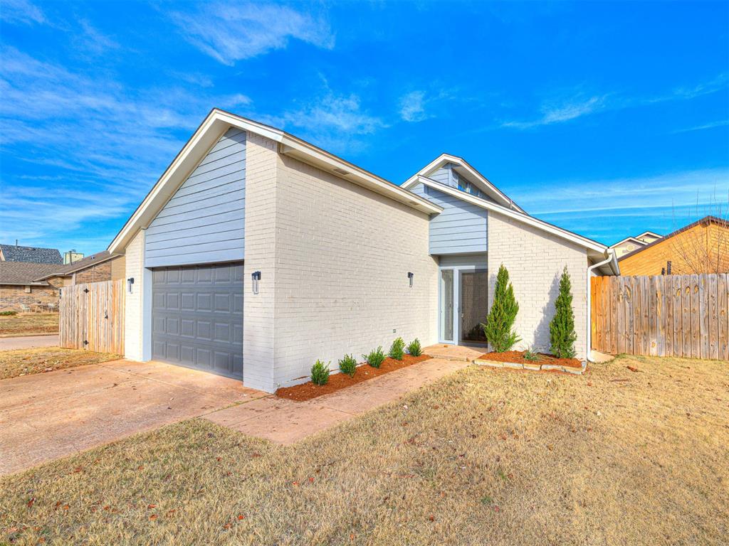 Freshly remodeled and move-in ready, this beautifully updated home in the Tealwood subdivision offers low-maintenance living in an unbeatable north OKC location. With 1,179 square feet, 2 bedrooms, 2 bathrooms, and a 2-car garage, the layout is efficient, functional, and ideal for everyday living.The interior has been completely refreshed with all-new cabinetry, flooring, countertops, lighting, plumbing fixtures, plugs, and switches, creating a clean, modern feel throughout. Major system upgrades include a Navien tankless water heater, new AC compressor and condenser, and a recently replaced roof and fence, providing peace of mind for years to come.Conveniently located near N. May Avenue and Memorial Road, this home offers quick access to an abundance of restaurants, shopping, services, and entertainment — including Quail Springs Mall — while still tucked away in an established neighborhood. A great opportunity for owner-occupants or investors seeking a turnkey property in a highly accessible area.