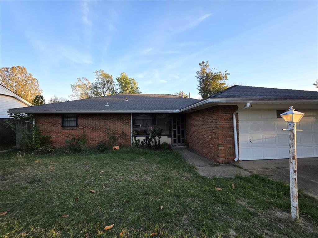 Welcome to 2524 SW 69th Street in Oklahoma City, a single-story brick home offering a spacious layout, classic charm, and great potential for homeowners and investors alike! The home features a generous living area with a brick fireplace, a functional kitchen with ample cabinetry and a breakfast bar, comfortable bedrooms, and a versatile space ideal for a home office or additional storage. Outside, enjoy a fenced backyard with mature trees, a covered patio perfect for entertaining, a detached storage structure, and an attached two-car garage. With plenty of opportunities for updates and customization, this property is an excellent choice for buyers looking to make it their own or investors seeking their next renovation project!