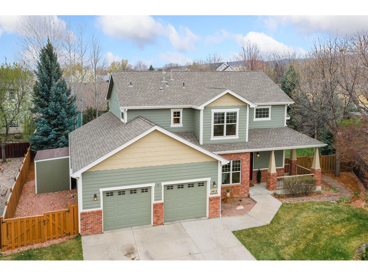 Tucked away on a quiet cul-de-sac in desirable West Fort Collins, 1415 Nunn Creek Ct offers the perfect blend of comfort, space, and Colorado charm. This 4-bedroom, 4-bathroom home with a spacious 3-car garage with extensive built in shelving welcomes you with a bright, open layout ideal for both everyday living and entertaining, while large windows fill the space with natural light. The kitchen flows seamlessly into the main living areas, creating a warm and connected feel for gatherings with family and friends. Upstairs, you'll find 4 bedrooms, including a spacious Primary suite that serves as a peaceful retreat at the end of the day. The finished basement adds incredible versatility, featuring impressive 9-foot ceilings and a wet bar and full bath-perfect for hosting game nights, movie marathons, or creating the ultimate hangout space. Step outside to a beautifully designed backyard featuring an extended stamped concrete covered patio, ideal for outdoor dining, relaxing in the shade, or entertaining guests year-round. Ideally located within walking distance to Johnson Elementary, Webber Middle School, and Westfield Park, and with no HOA, this home combines a prime West Fort Collins location with freedom, convenience, and a lifestyle you'll love.