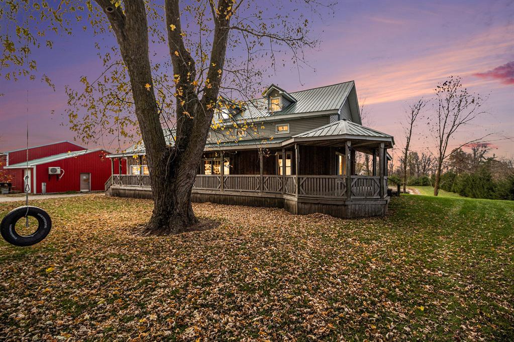 Welcome to your dream country retreat! Nestled on 7.66 picturesque acres, this beautifully remodeled 5-bedroom, 3-bath home offers the perfect blend of modern luxury and cozy farmhouse charm. Every inch of this property has been thoughtfully updated from top to bottom, featuring a stunning open-concept layout, designer kitchen, and spa-inspired bathrooms. Enjoy peaceful views and plenty of room to roam with multiple barns and outbuildings, including a heated pole barn--perfect for hobbies, storage, or livestock. A scenic pond adds to the tranquility and natural beauty of the property, making it ideal for outdoor enthusiasts. This move-in-ready estate delivers the best of country living with all the comforts of modern design--just minutes from Hudson amenities.