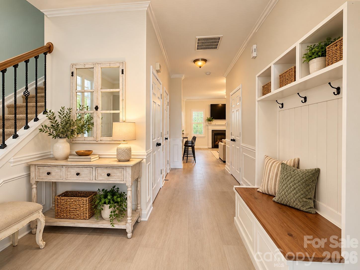 Welcome to this beautifully updated, move-in-ready end-unit townhome in the desirable Steele Creek area! This charming two-story home has been freshly painted throughout and features new flooring, brand-new carpet on the stairs, and window treatments, creating a fresh and inviting atmosphere. A versatile flex room offers additional space for a home office, workout area, or whatever suits your lifestyle. Additional highlights include a dedicated laundry room and an attached one-car garage for everyday convenience. Step outside onto the spacious, freshly painted deck overlooking a peaceful wooded backdrop with no neighbors directly behind, offering added privacy and the perfect setting to relax or entertain. Conveniently located near RiverGate shopping and dining, Lake Wylie, and major roadways, this home offers a wonderful combination of comfort, functionality, and convenience. Whether you're looking for a place to call home or a potential long-term rental investment, this property presents a fantastic opportunity. Schedule your showing today!