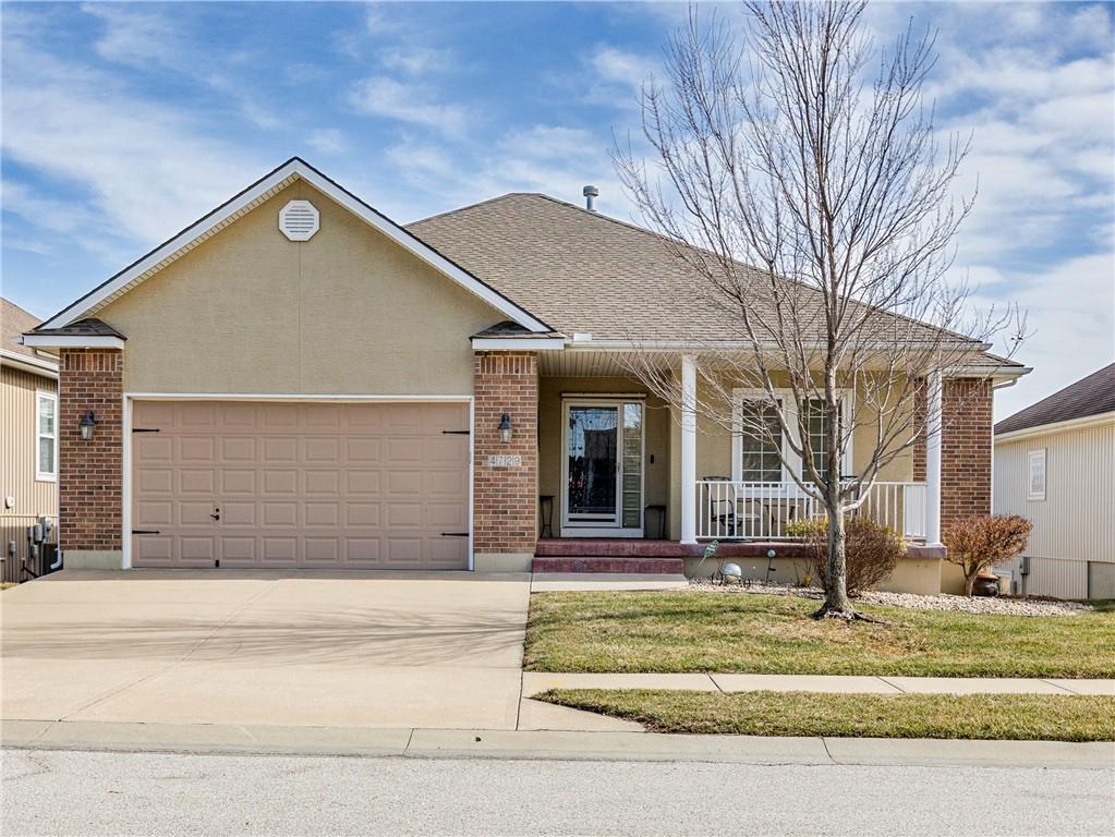WELCOME TO MAINTENANCE-FREE LIVING WITH FULL ACCESS TO RAINTREE LAKE! WITH OVER 2,500 SQUARE FEET, THIS 3 BEDROOM, 3 BATH HOME WITH A PRIMARY SUITE ON THE MAIN LEVEL IN THE DESIRABLE 55+ COMMUNITY OF FOUNTAINS AT RAINTREE IS THE PERFECT PLACE TO RELAX, ENTERTAIN, AND ENJOY YOUR NEXT CHAPTER! APPRECIATE THE SUNSET FROM YOUR LARGE FRONT PORCH! THE OPEN-CONCEPT MAIN LEVEL IS WARM AND INVITING, WITH A SPACIOUS KITCHEN THAT FLOWS NATURALLY INTO THE DINING AND LIVING AREA. LARGE WINDOWS WITH PLANTATION SHUTTERS ARE FOUND THROUGHOUT THE MAIN LEVEL. ENJOY THE SCREENED-IN DECK WITH PEACEFUL VIEWS OF THE LANDSCAPED BACKYARD, WHERE YOU CAN ENJOY MORNING COFFEE OR GATHER FOR EVENING CONVERSATION. THE MAIN-FLOOR PRIMARY SUITE PROVIDES A PRIVATE RETREAT, WITH DUAL VANITIES, A TILED SHOWER, AND AN UPDATED LARGE WALK-IN CLOSET. BEDROOMS 2 AND 3 WITH A FULL BATH ON THE MAIN LEVEL OFFER FLEXIBLE SPACE—IDEAL FOR GUESTS, HOBBIES, OR A HOME OFFICE. APPRECIATE THE FINISHED FAMILY ROOM IN THE BASEMENT WITH A WET BAR AND FULL BATH. AN ADDITIONAL 750 SQ FT OF UNFINISHED SPACE WITH A WALK-OUT PROVIDES ENDLESS POSSIBILITIES. HOME HAS A SPRINKLER SYSTEM, NEW EXTERIOR PAINT, NEW CARPET IN LIVING ROOM, BEDROOM 2 & 3.Located in The Fountains at Raintree, a premier 55+ community, your lawn care, irrigation, snow removal, and trash are all covered by the HOA, while enjoying all the amenities of Raintree Lake, including the private 235-acre lake with pontoon rentals, a zero-entry Olympic-sized pool, over 7 miles of walking trails, and two clubhouses. Ready to love where you live? Hurry and view this beautiful home today!
