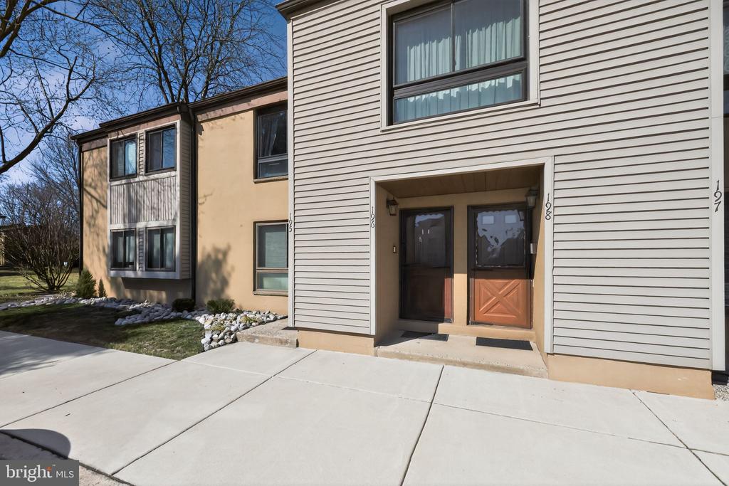 You can't help but love this  gem of a home priced to move in the PERFECT location that is walkable to many restaurants & shops in highly desired Marlton!   You'll cherish the quiet serenity which this upper level end unit offers, as well as the fact it's fully move in ready and clean as a whistle!  As you enter, the Family Room situated off of the Dining Room offers just the right amount of connection.  Also located right off the Family Room is a doored Bonus Room (currently used as a Bedroom & Office combo) with its own sliding door to the back deck.  The galley style Kitchen with updated stainless appliances, large eat-in space, and pantry are showcased and the newer picture window allows tons of natural light in.  Just nearby is the Half Bathroom which is also host to the washer & dryer.  Secluded and quiet at the end of the hallway is the large Primary Bedroom with double closets AND an ensuite Bathroom with tub/shower combo.   NOTABLE UPDATES:  All windows and window sills replaced a few years back providing  great efficiency!  Newer Luxury Vinyl Plank flooring throughout the main living areas make for easy upkeep!  Tons of storage with a large walk-in storage closet AND outdoor storage on the deck.  This unit is very nearby to the pool as well - - a bonus if relaxing is your cup of tea!  Icing on the cake....Seller is providing a 1-year Homebuyers Warranty at settlement covering major systems/appliances!  Come see this beautiful well kept unit today before it's snatched up!!