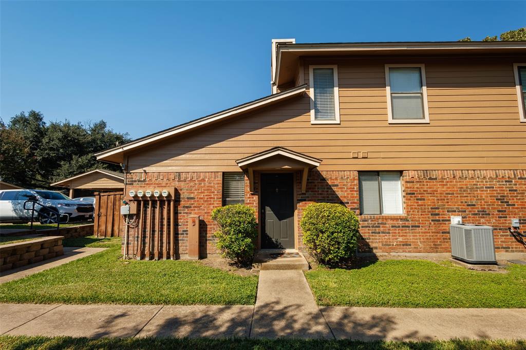 Just around the corner from Waterside and Trinity Trails sits the small gated Cedar Creek townhome community. Set at the back of the complex is a cozy 2 bedroom townhome with a private patio. Features include 2 primary ensuite bedrooms with wood cabinets, granite countertops, full-size washer-dryer area off kitchen and ceiling fans. The covered parking spot is just steps from the front door. Conveniently located to Waterside, TCU, Southwest Hospital district and minutes to Chisholm Trail, I20 and more.