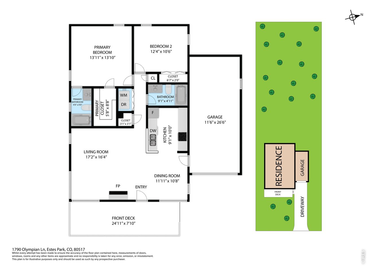Sweet one-level home on Olympian Lane featuring a vaulted great room, kitchen with lots of storage, 2 bedrooms, and 2 baths. The large picture window captures stunning views of Twin Sisters, Mount Meeker, and Longs Peak, while the spacious deck looks to Lake Estes. A rare opportunity to own a freestanding home in this price range, offering all city utilities, exceptional condition, and true move-in-ready convenience. Offered at $449,000, check it out today!