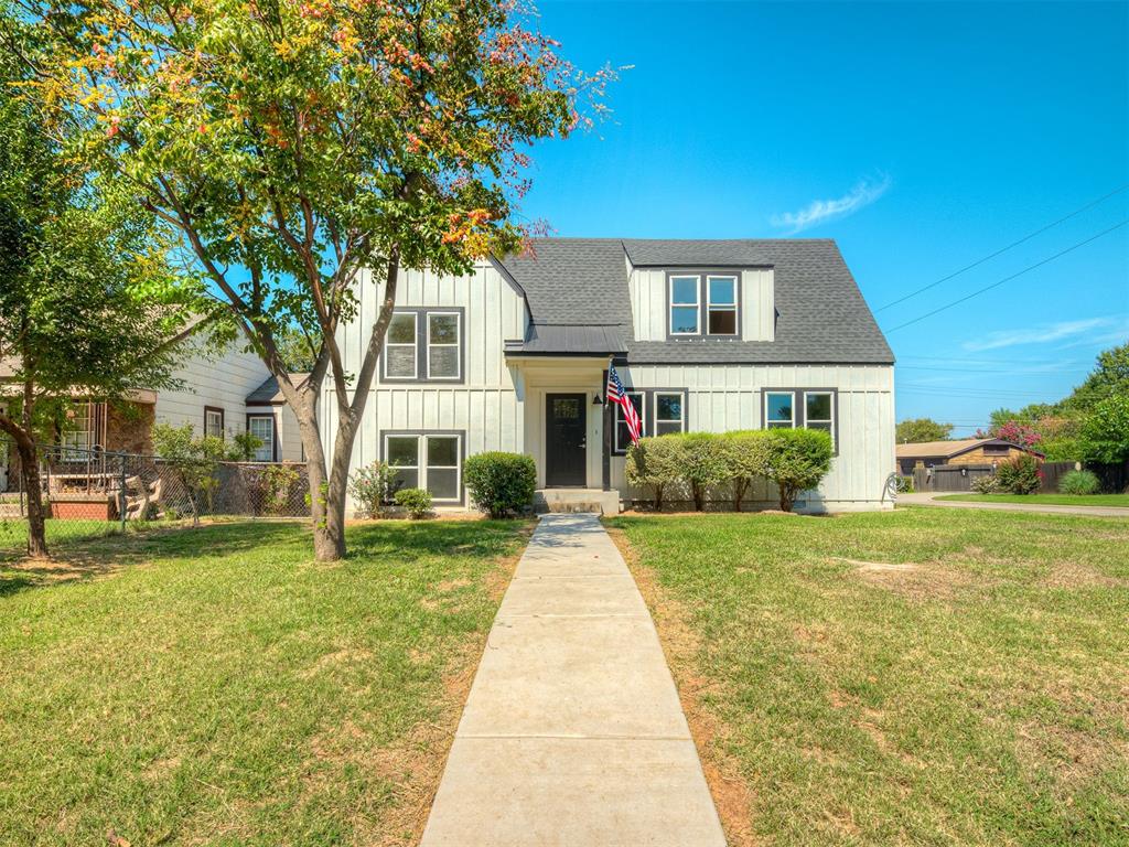 This modern renovation delivers 2634 sq ft mol of stylishly updated living space on a corner lot with a side-entry drive, backyard access, and a brand new sidewalk leading to the front door. With 5 bedrooms plus an office - or 4 bedrooms, an office, and a bonus room - the flexible layout adapts to your lifestyle.

The main level has refinished wood floors, an open-concept living area, and a beautifully redesigned kitchen featuring a quartz island, stainless steel sink with street view, floating shelves, brushed gold fixtures, and custom soft-close cabinetry with pull-out racks and framed fridge enclosure and new appliances.

The spacious primary suite includes a cozy wood-burning fireplace and a spa-like ensuite bathroom with double quartz vanity, private water closet, large walk-in shower with striking tilework, and a generous walk-in closet.

Upstairs, you’ll find two bedrooms with hardwood floors, a full bath between them, and a massive bonus room (or 5th bedroom) filled with natural light and dual closets.

The lower level offers new LVP flooring, a laundry room addition, 4th bedroom, new full bath with a tiled walk-in shower, and a flexible office/bonus room.

Coming Soon: a brand-new detached 24x24 garage (modern design, see rendering) to be completed prior to closing.  Seller to provide a 1 year home warranty.  

This home has been updated inside and out with a new roof, attic insulation, plumbing (drain lines to the main), electrical, drywall, siding, HVAC, and fixtures—truly move-in ready. Conveniently located near downtown OKC, the airport, and major Metro destinations.

A rare blend of space, modern design, and updates—schedule your showing today!