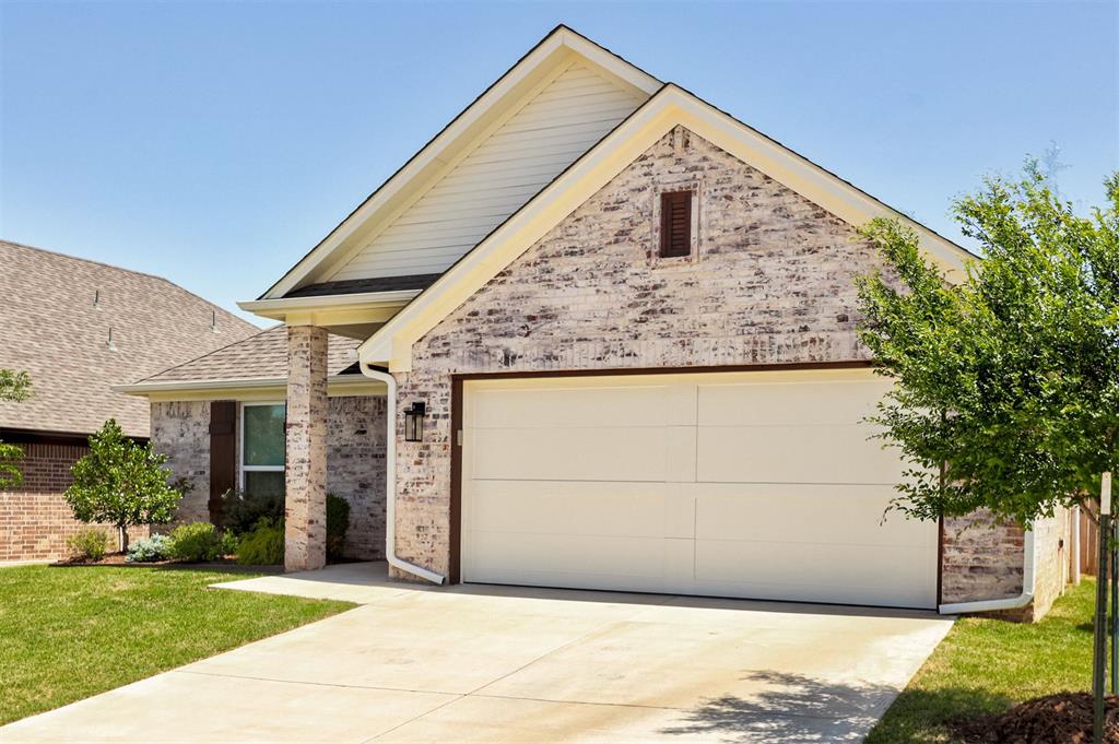 Welcome to effortless living in the highly sought-after Springs at Flint Hills! This beautifully designed 4-bedroom home offers the perfect combination of style, comfort, and convenience in one of Norman's premier gated communities by Landmark Fine Homes.Thoughtfully priced to provide an exceptional opportunity for today's buyer, this home offers incredible value without compromising on quality or amenities. From the moment you step inside, you'll appreciate the open, inviting floor plan designed for both everyday living and entertaining. The spacious living room is anchored by a stunning brick fireplace with an elegant mantel, creating a warm and welcoming centerpiece. The dining area flows seamlessly into the beautifully appointed kitchen, making it easy to gather with family and friends.The private primary suite provides a relaxing retreat, while three additional generously sized bedrooms offer flexibility for guests, a home office, hobby room, or growing family. Step outside to the covered back patio, the perfect place to enjoy your morning coffee or unwind during beautiful Oklahoma evenings.One of the many perks of living in The Springs at Flint Hills is the low-maintenance lifestyle. Lawn care is included in the HOA dues, giving you more time to enjoy everything this exceptional community has to offer. Residents also have access to resort-style amenities, including a clubhouse, swimming pool, fitness center, and pickleball courts.Homes in this community are rarely available, and with its outstanding value, desirable location, and maintenance-free lifestyle, this is an opportunity you won't want to miss. Schedule your private showing today and discover why The Springs at Flint Hills is one of Norman's most desirable places to call home