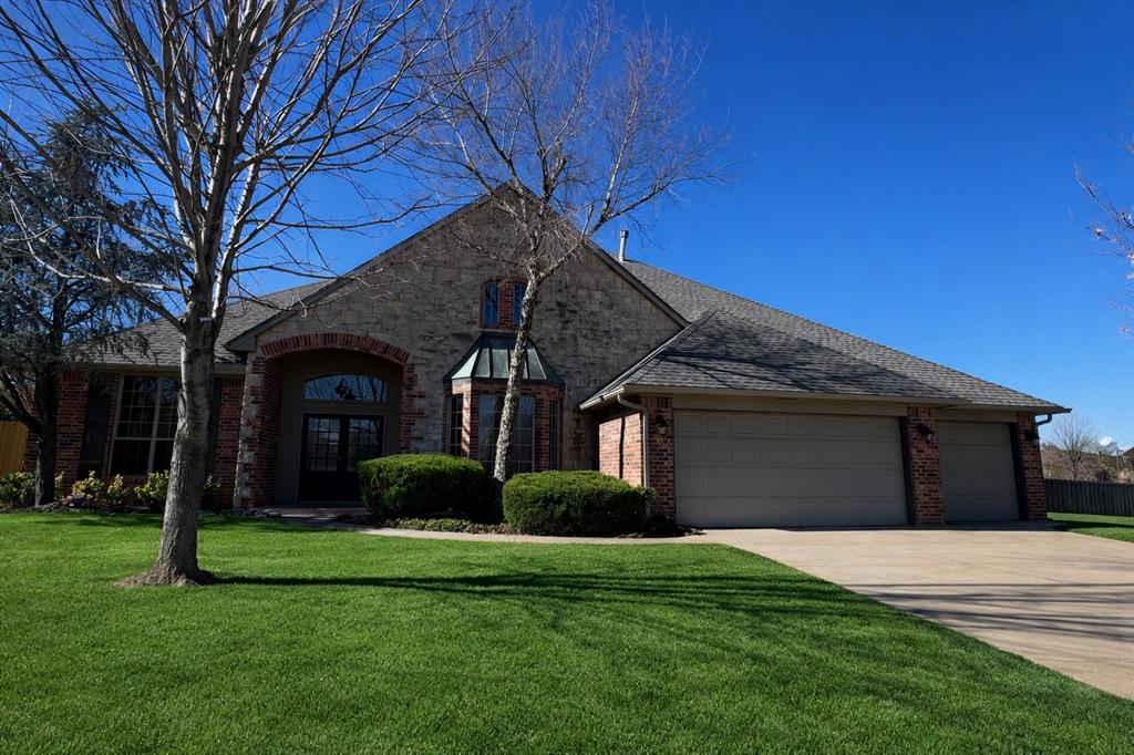 Gracefully positioned on nearly a third of an acre cul-de-sac lot in one of Edmond’s most coveted enclaves, 1404 NW 165th Court is a stunning expression of timeless elegance. Inside, a grand yet welcoming interior unfolds—where soaring ceilings, expansive windows, and refined architectural details create an atmosphere of effortless sophistication. The main living spaces are thoughtfully designed to balance openness with warmth, offering the perfect backdrop for both intimate evenings and upscale entertaining.At the heart of the home, the kitchen is as beautiful as it is functional, featuring abundant workspace and a seamless connection to the living and dining areas. Whether hosting guests or enjoying a quiet morning, this space is designed to inspire.A new roof, new carpet, new paint on the walls, and stain on all the cabinets gives this home a fresh new appeal and is ready to be enjoyed!The primary suite is a true sanctuary—privately situated and exquisitely appointed with a spa-like bath, creating a daily retreat of comfort and tranquility. Secondary bedrooms offer generous proportions and flexibility, ideal for family or guests.The home offers a huge study which would also serve as the perfect home office for the most demanding of vocations. Prepare the popcorn as the upstairs features a wonderful media room perfect for movie nights!Step outside to a peaceful backyard oasis where relaxation comes naturally. Boasting approximately 2,000 sf of covered outdoor living space equipped with a fireplace, it’s perfect for outdoor living and entertaining!Perfectly located near Edmond’s premier schools, shopping, and dining, this exceptional residence offers not just a home, but a lifestyle defined by elegance, convenience, and enduring quality.Don’t miss out on this one!