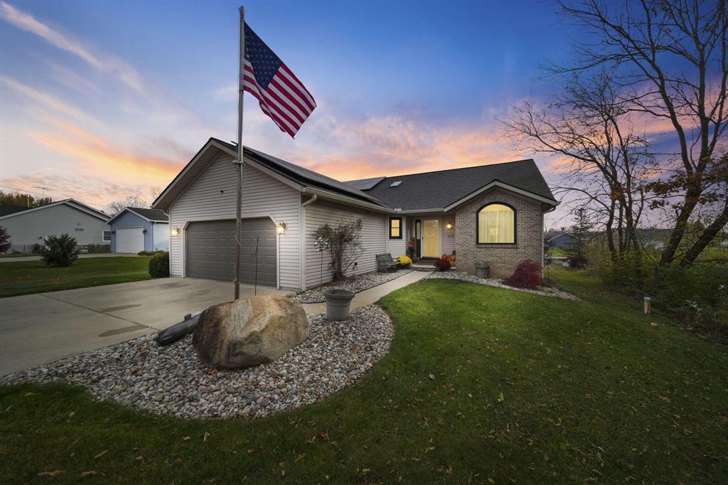 You will not want to miss out on the opportunity of a lifetime!  This stunning home on the shores of Loch Erin is pristine.   3600+ square feet of pure elegance.  3 bedrooms, 3 full baths , main floor laundry, gleaming hardwood floors, all sitting on over 2.5 acres.  Lakefront living never offers this much space. Nothing has been left untouched on this dream home.  The sale includes a 36 panel Silfab 320 solar system that puts electric bills to rest.  The paved drive and new 24x24 all steel barn is perfect for storing the toys. The list of updates is so long that I will need to attach a sheet to the listing.  Most recently the lakeside deck was replaced and 3 season room under it enclosed with a brand new hot tub to enjoy.  The primary bathroom was just finished and is sure to make the lady in your life happy with the deep soaker tub and chandelier. Also, a new water heater, softener and filtration system.that keeps the skin soft and eliminates the need for bottled water.  The house had all new windows with transferrable warranty installed recently.  The electrical upgrades include all new lighting fixtures, switches, plug ins and wall plates,  and a natural gas ran generator to run all of it. The house has had every surface professionally painted and is ready for it's next owner.  Showings will begin now, so call me to get in the schedule to see this amazing home.