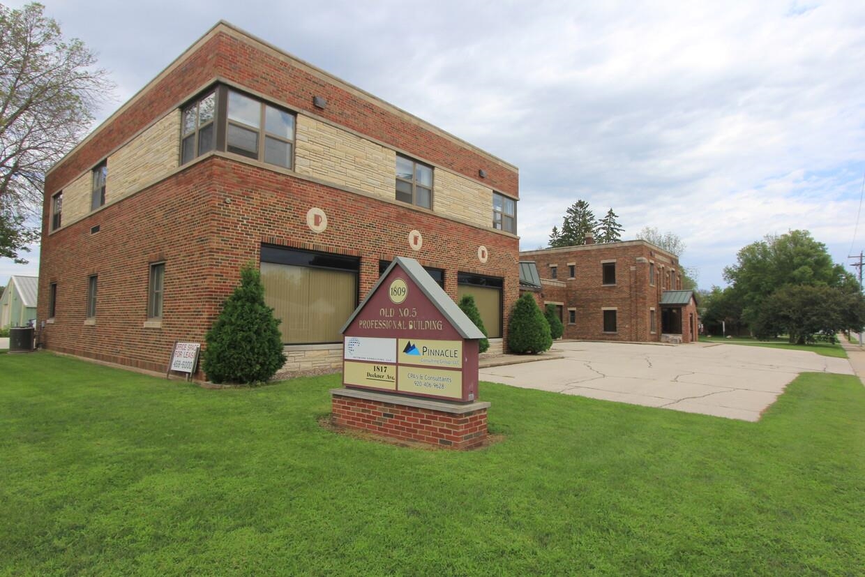 COMBINE OLD WORLD UNIQUE FEATURES WITH MODERNIZED REMODELED OFFICE/SERVICE INDUSTRY SPACE NOW AVAILABLE! 1809 Deckner is a unique building that was the original Old No 5 City of Green Bay Fire Station and Preble Water Building remodeled into an office/service industry building and now being fully updated by the new owners. The space boasts a great reception area, numerous private offices, open concept central space, kitchenette, 2 private bathrooms per available unit and a private vestibule entry... All remodeled within the unique characteristics of the Old No 5 Fire Station building. Perfect for numerous types of business! Owners will remodel to the likings of the tenant's reasonable request. Great client parking. Landlord always on site! A MUST SEE! See the pictures for sample remodel...
