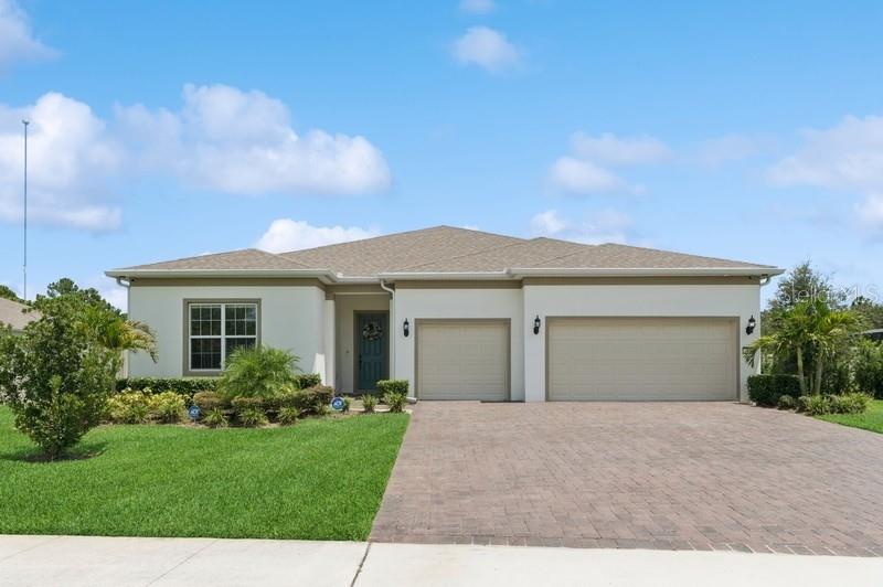 Move-In Ready Home | Luxury Living in Sunset Preserve
Nearly-New Modern Estate with Den, Solar, & Designer Finishes – No Rear Neighbors
Welcome to 4131 Sunset Preserve Boulevard, where modern luxury meets serene lakefront community living. Located in the exclusive gated community of Sunset Preserve, this stunning 3 bedrooms plus a spacious den/flex room that can serve as a 4th bedroom or office, 3.5-bath Renown model by Pulte Homes was built in 2023 and offers a rare opportunity to own a fully upgraded, move-in-ready estate on a generous ½-acre lot—with no rear neighbors and without the wait to build.
Thoughtfully designed with energy efficiency in mind, the home features solar panels to reduce your carbon footprint and monthly expenses, plus a new irrigation well to help maintain your beautifully landscaped yard.
Inside, the open-concept layout showcases elegant luxury vinyl plank and porcelain tile flooring, a dedicated home office/den, and built-in surround sound ceiling speakers in the living room. The heart of the home is the gourmet chef’s kitchen, boasting quartz countertops imported from Spain, built-in stainless steel appliances, ample cabinetry, and an oversized island—ideal for entertaining.
The primary suite is a private sanctuary, offering dual walk-in closets, motorized blackout shades, and a spa-like ensuite bath complete with a soaking tub, frameless glass shower, imported quartz counters, and brand-new herringbone tile floors. Each of the three bedrooms includes an ensuite bath and walk-in closet, ensuring privacy and comfort for all.
Step outside to enjoy the peace and privacy of your fully fenced backyard with no rear neighbors, perfect for entertaining, gardening, or simply relaxing. As a bonus, you’ll have a front-row seat to rocket launches—watch them light up the sky from the comfort of your own yard.
Sunset Preserve residents enjoy private access to Lake Pickett, complete with a community boat ramp, dock, lakefront pavilion, and playground. Conveniently located near 417, 408, and East Colonial Drive, you’re just minutes from Waterford Lakes Town Center, Oviedo Mall, UCF, and top-rated schools and shopping. Plus, you're only 35 minutes from Port Canaveral—ideal for weekend getaways, cruises, and coastal adventures.