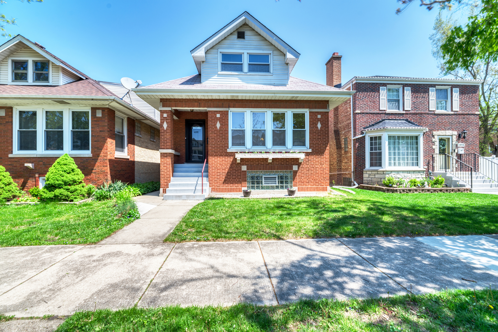 ***HIGHEST AND BESY DUE TUESDAT MAY 8PM***Let the Treelined Street of North Mason Avenue welcome you to this classic Chicago Bungalow in the Desirable Jefferson Park neighborhood! The covered Front Stoop with newer concrete leads to your front door. Take in the beauty of the woodwork throughout the first floor including ALL ORIGINAL HARDWOOD FLOORS! The welcoming expanse of the Living Room is flanked by Huge Windows and Fireplace Facade with original built-in bookcases. Classic Stained Glass feature above the mantle adds the perfect touch of character. Extra wide opening to a huge Dining Room that leads to Updated Kitchen with ceramic tiled floors and 42 inch cabinetry. Upgraded solid counters and SS appliances adorn this cute kitchen complete with breakfast nook. The family room addition provides a hang out space. Two ample sized bedrooms on the main floor offer flex use as office or guest bedroom. Upper floor boasts a Huge Bonus Room which seller uses as Primary Bedroom. Two walk-in closets, a separate fourth Bedroom and good sized additional full Bathroom complete the upper floor. Full finished basement offers Great Open Space for hosting parties. Large Laundry Room and additional storage in utility room make this home a great find. Drain tile installed in 2017 and a 2018 AC upgrade ensure 3 floors of comfortable living space in all seasons, making this a great deal.   Detached 2 car Garage. Great neighborhood schools. Easy Access to Highways. Walk to CTA and Metra.