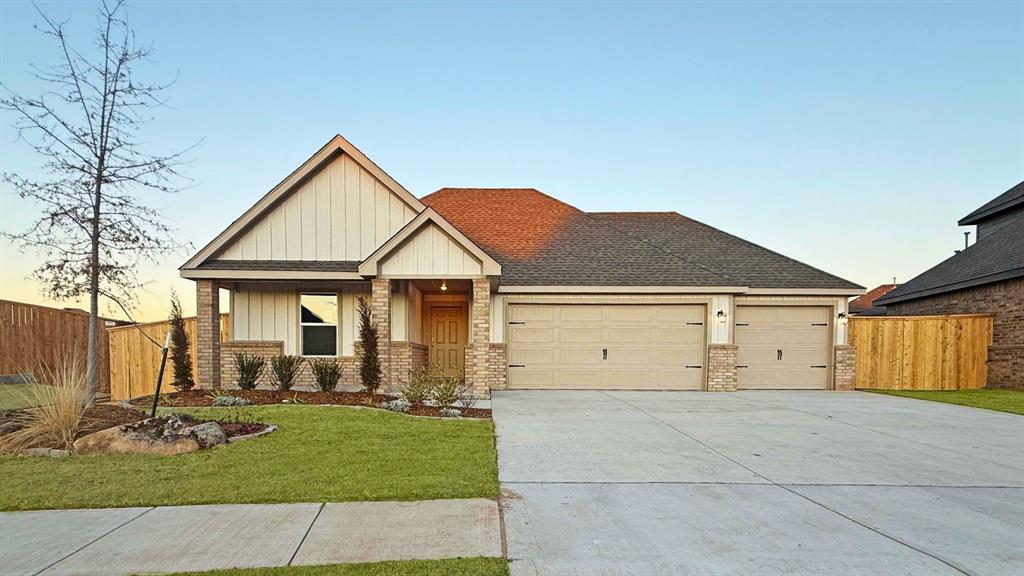 $2,500 Realtor Bonus!Our Laredo plan features 4 bedrooms, 3 bathrooms, 3 car garage, and 2,042 sq ft! This open-concept plan features an inviting foyer that leads into the dining room off the kitchen. The kitchen offers a wonderful breakfast bar and has amazing features that include Whirlpool Stainless Steel appliances, a gas range, and a large walk-in pantry. Off the central family room is the spacious bedroom one suite. Additional features include a tankless hot water system ensures you'll always have hot water when needed. “Home is Connected” smart home features which include a camera doorbell, Kwikset keypad lock, and a smart switch. The exterior features include full sod yard with a landscape package in the front, and a covered patio!                                                                                                                                    Windstone is located off N.W. 48th and Indian Hills Road. West of I-35 in Norman. This is a gated community and is complete with a club house, pool, basketball court, and a park!