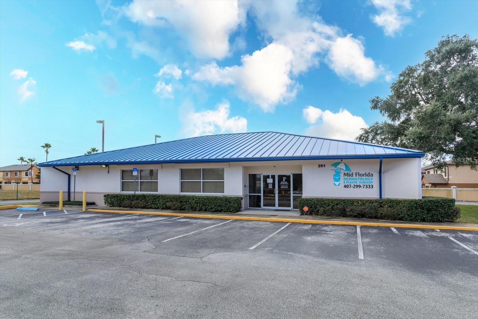 Just Reduced---Fantastic Location --This free standing commercial building is currently used as a 3452 square foot medical office. Close access to SR 417 & US 17-92. With 46 parking spaces, this property could have multiple commercial opportunities with 1.32 acres GC2 zoning & Airport Blvd Frontage.