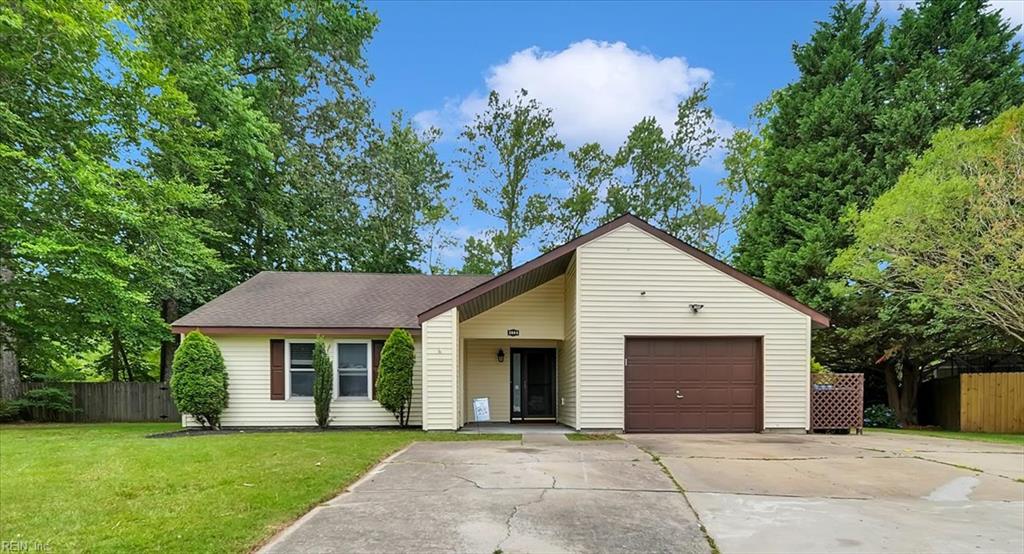 Welcome to 2644 St. Regis Lane, tucked on a quiet cul-de-sac in Virginia Beach's Lake Placid neighborhood, where the yard backs right up to a creek made for kayaking, paddleboarding, and casting a line. This 3 bed, 2 bath home offers brand new flooring throughout, a spacious lot with room to play, garden, and gather, and water views that turn an ordinary evening into something special. Inside, you'll find a welcoming, light-filled layout ready for your personal touch! The location delivers, too! You'll love living just minutes away from Hunt Club Farm, New Realm Brewing, and Red Mill Commons, with the oceanfront and Sandbridge also only a short drive away. Homes with private creek access at this price point don't come along often so call to schedule your showing to see it today!