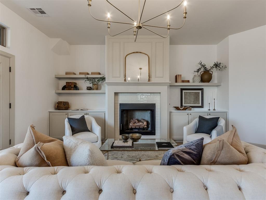 Stunning brand new construction located in a highly sought-after gated community! This thoughtfully designed home offers an exceptional floor plan including two true bedrooms, a dedicated study, and an additional versatile flex space perfect for a second office, reading room, creative retreat or additional dining room. The spacious living room features a beautiful centerpiece fireplace and seamless flow for everyday living or entertaining. The fabulous primary suite boasts a luxurious bathroom and generous closet space, complemented by a wonderful secondary bedroom and bath. With its modern finishes, gorgeous interior, and premium location, this home is the perfect blend of comfort, style, and convenience.