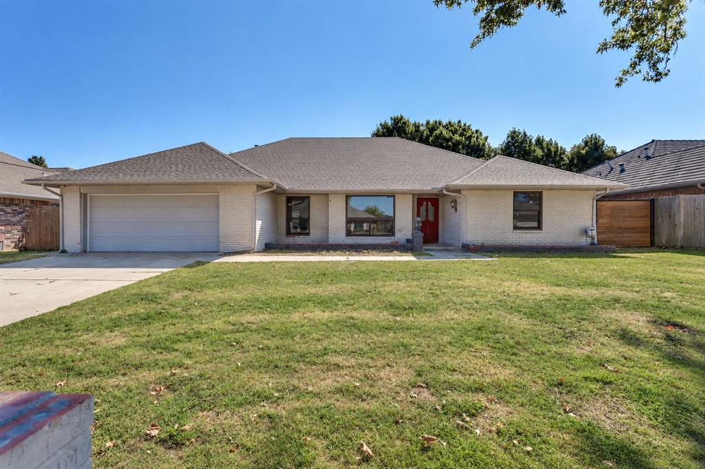 Beautifully remodeled home located in The Greens, just a short bike ride from the Greens Country Club and the Mercy Hospital Campus! 4 full bedrooms + study/formal dining space, 2 living areas. There is a separate wing for a multigenerational-style living setup with bedroom and full bathroom. All floors have been replaced; new paint throughout, and the primary en suite has been completely renovated and updated! Sparkling in-ground pool has been recently repaired and includes a water feature! The breakfast nook has a build in desk. Garage includes a shop sink as well. This home is located in a great area of the city just minutes from the Kilpatrick Turnpike, I44/Lake Hefner Parkway and NW Expressway!