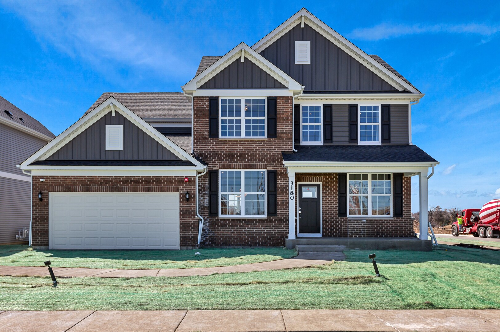 Welcome home to Sheldon Woods in School Districts 79 and 120. A great new community featuring beautiful family homes with open concept living and all the design features and options you love. The Riverton builder's model home can be yours! This beautiful two-story family home has lots of great options and beautiful finishes. Your great room is open to the kitchen and casual eating area with plenty of room for family and friends to gather. Serve dessert in front of the fireplace or enjoy your morning coffee in the bright airy sunroom. Your gourmet kitchen is complete with a large island with room for seating, built-in SS appliances, a tile backsplash and Quartz counters. You have EVP flooring in the kitchen, cafe, entry, and powder room plus the first floor has 9' ceilings. You have a separate formal dining room for your special occasions and a flex room that you can use as a den, home office, playroom or 5th bedroom. Your owner's bedroom suite is completely private, and your luxurious bath includes double bowl vanity with quartz counters and a large shower with glass door. The 2nd floor loft is a perfect for family games or movie night.  Three additional bedrooms and a family bath complete the second floor. The 9' basement has plenty of room for extra storage, and the laundry room has a utility sink.  This beautiful builder's model home is completely finished and ready to close! READY TO CLOSE!