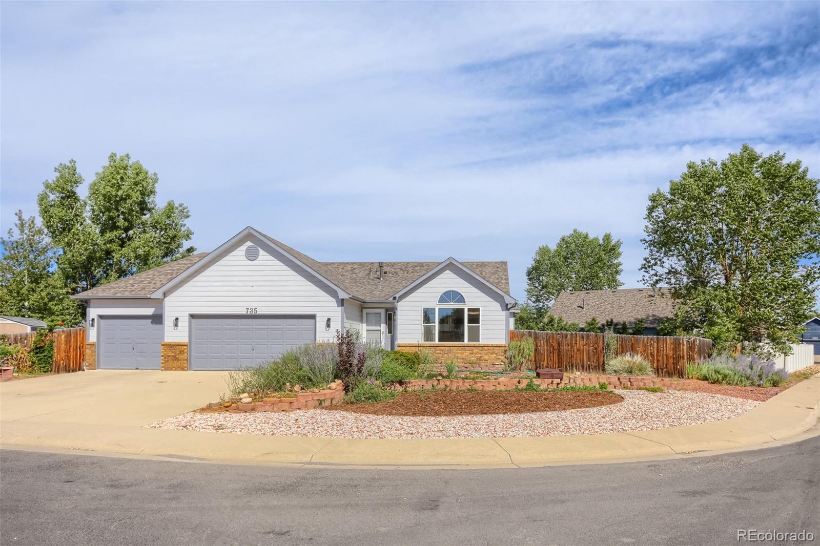 This well-cared-for ranch blends convenience, comfort, and charm in a quiet neighborhood setting. A fantastic opportunity for anyone looking for a home that’s ready from day one.Welcome Home! This charming ranch, 2-bedroom, 3-bath, with main floor laundry. Sits on a peaceful cul-de-sac with a spacious corner lot with plenty of room for your vision from the moment you arrive; you’ll feel the care that’s gone into maintaining this home. Inside, open floor plan with a kitchen featuring all new appliances, new ceiling fans and light fixtures throughout the home, Primary bath has new walk-in shower. NO HOADownstairs, a full unfinished basement offers excellent potential for finishing or storage. Outside, the large yard is ideal for gardening, recreation, or simply soaking up Colorado’s sunshine. The 3-car garage and 2 extra storage sheds. space for vehicles, equipment, and hobbies. A wonderful opportunity for anyone seeking a comfortable home in a quiet, established neighborhood