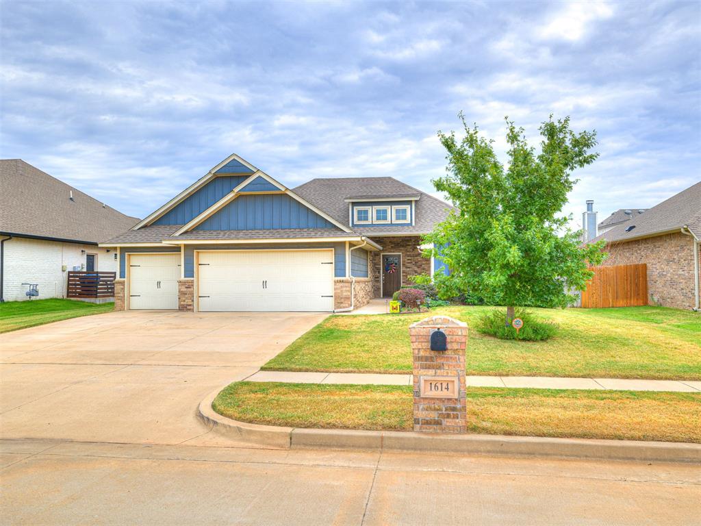 Step into a peaceful oasis of comfort and class with this immaculately kept 4-bedroom, 2.5-bath home in a desirable south Norman neighborhood. Community amenities include a basketball court, walking trails, soccer field, playground, park, gazebo, pool, and ponds. Enjoy easy access to OU, Lloyd Noble Center, the Weather Center, Lake Thunderbird, and nearby highways, all with a hometown feel.1614 Skyler Way is a unique property with butterfly gardens certified as a Monarch Waystation—a garden that provides food, shelter, and breeding habitat for migrating monarch butterflies. It’s a beautiful opportunity to enjoy an organically maintained landscape and lawn.The spacious primary suite features his-and-hers closets, a large garden tub, separate shower, and double sinks. The other three bedrooms are thoughtfully designed with ample closet space. An in-ground storm shelter offers peace of mind, while the three-car garage adds convenience. Schedule a tour of this beautiful home, and let’s make this your new address!
