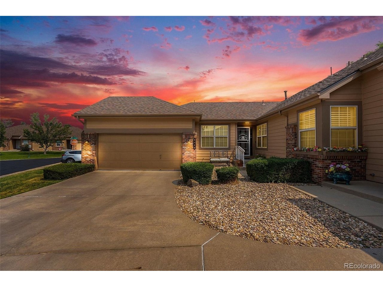 What if YOUR Next Home gave YOU More than a BEAUTIFUL Place to LIVE... what if it gave YOU More TIME to LIVE? Welcome to 6440 Orion Place .. BEAUTIFULLY Renovated ONE-LEVEL Living in Arvada's West Woods COMMUNITY, where EVERY Inch has been REimagined to Make Life EASIER, BRIGHTER and BETTER. Step INSIDE and notice how OPEN and LIGHT this HOME Feels. NEW LVP Flooring FLOWS throughout, UPdated Lighting BRIGHTENS every room and the OPEN Floor Plan connects the Spaces where LIFE HAPPENS. And then, there's the KITCHEN! REimagined in 2023 with CUSTOM Caruso Cabinetry, EXPANDED Island, NEW Countertops, SOFT-Close Drawers, Pull-Outs and NEW Appliances. BEAUTIFUL .. YES .. but MORE Importantly, it WORKS! Morning Coffee, Dinner for Two, Friends Gathered for a Sun Downer ... there's ROOM for ALL of it. The SPACIOUS Primary Suite offers a GENEROUS Closet and BEAUTIFULLY Renovated Bath. The SECOND Bath is BEAUTIFULLY Updated, too. Need MORE Room? A FULL Unfinished Basement offers INCREDIBLE Storage TODAY and a BLANK Canvas for TOMORROW .. WORKOUT Space, Hobbies, HOME Office or ADDITIONAL Living Space .. YOU Decide! OUTside, a NEW Paver Patio and PRIVACY Fencing make the PERFECT Spot for an EASY Colorado Evening. And perhaps the BEST UPgrade of all? TIME. The HOA takes care of SOO Much, giving YOU the FREEDOM of a TRUE Lock-and-LEAVE Lifestyle. Attached Two-Car Garage? YES. Adjacent Guest Parking? YES. Restaurants, West Woods Golf Course and MILES of Trails nearby? YES, YES and YES! Walk for Tacos at Takiza, Grab a Drink at Colorado Tap House, Head OUT for Dinner or simply WALK the Neighborhood Paths! When Work, Errands .. or the MOUNTAINS Call, Highway Access is MOMENTS Away. BEAUTIFULLY Renovated. ONE-LEVEL Living. FULL Basement. LOW-Maintenance LIFESTYLE. A PRIME Arvada Location that makes it EASY to Get OUT and LIVE. Maybe YOUR Next Chapter isn't about having MORE to take care of. Maybe it's about MORE TIME .. and a BEAUTIFUL HOME .. for the Things YOU Love. Welcome HOME!!
