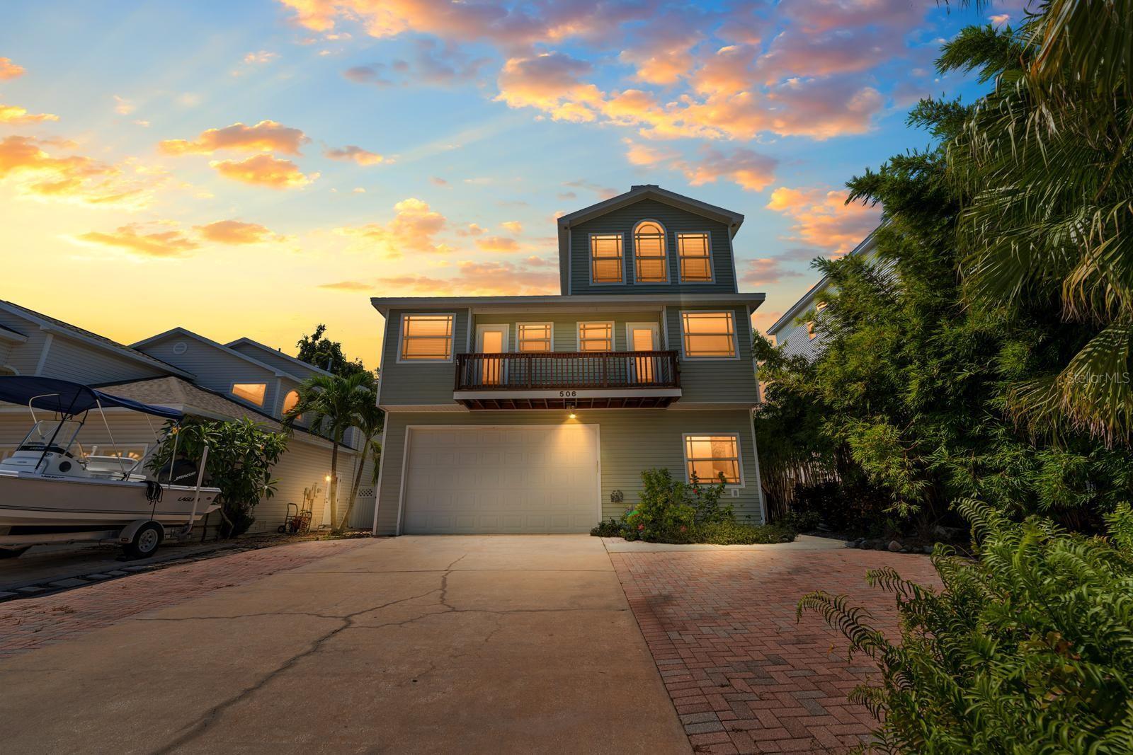 Welcome to Key West–style retreat with a private pool just steps from the Gulf of Mexico! NOT affected by last year’s hurricane.

This home offers the perfect lifestyle for those seeking a full-time residence or vacation getaway. Nestled in the sought-after Crystal Beach Heights community, you’ll be minutes from Crystal Beach Pier, the Pinellas Trail, Wall Springs Park, and some of the most charming Gulf coast sunsets in Florida.

Spanning three spacious levels, this 5-bedroom, 3-bathroom custom home is designed for entertaining and relaxation. The open floor plan with soaring vaulted ceilings creates an airy coastal vibe, highlighted by rich English hardwood floors in the main areas and timeless ceramic tile downstairs.

First Floor: A large family room, two bedrooms, full bath, and an oversized two-car garage. Sliding glass doors open to a covered patio, sparkling pool with safety fence, and a generous wood sundeck — ideal for Florida living.

Second Floor: A gourmet kitchen with natural cabinetry, granite countertops, stainless steel appliances, gas range, center island, and breakfast nook. The living and dining rooms flow seamlessly onto a wide balcony overlooking the pool. The master suite features a spa-style bathroom and private balcony access, while two additional bedrooms, a full bath, and laundry room complete the floor.

Third Floor Loft: Overlooks the main living area and offers glimpses of the Gulf of Mexico — the perfect spot for a reading nook or home office.

Recent upgrades add tremendous value, including a NEW ROOF and RESURFACED POOL (2023, ~$40k), plus NEWER water heater, refrigerator, pool filter, and pump (all 2021). The fully fenced backyard provides privacy, while the oversized driveway offers plenty of parking — including space for a boat, golf cart, or RV. 

Whether you’re looking for an income-producing property or a dream home near the beach, 506 Oceanview delivers it all.