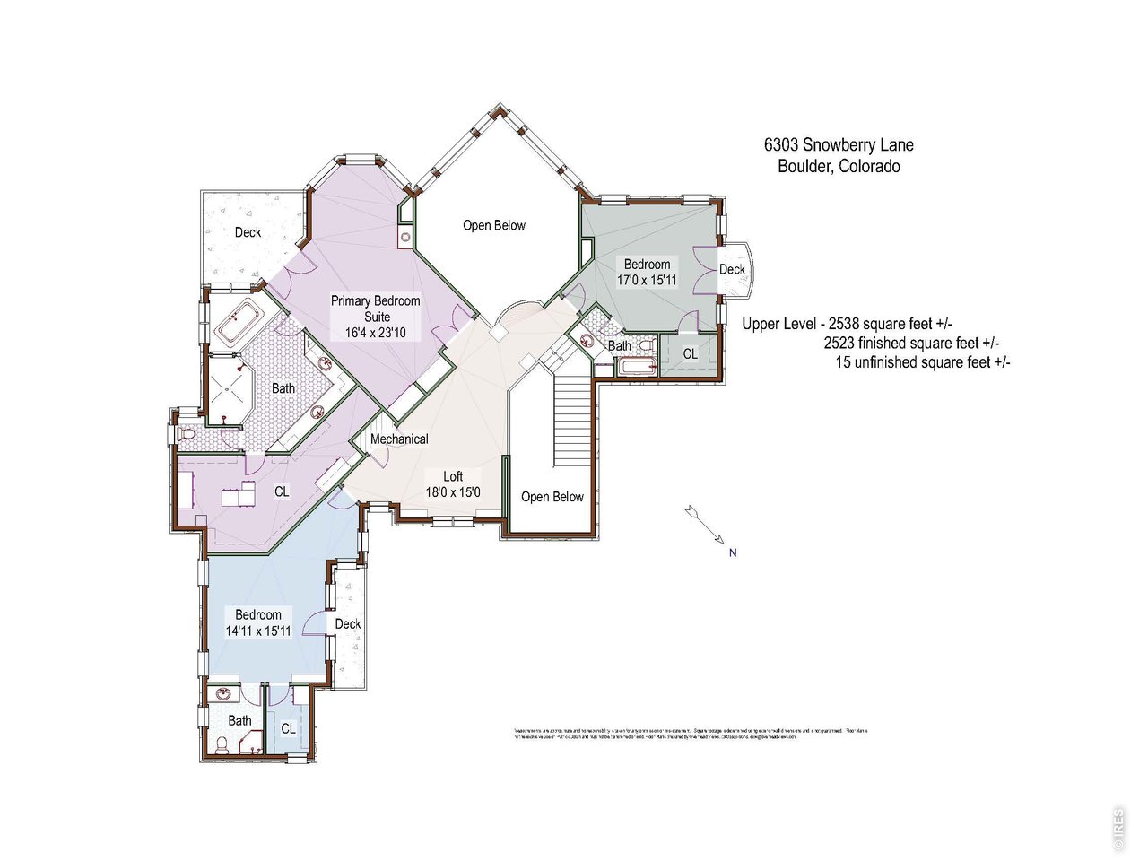 Situated at the top of Niwot's premier Somerset Estates community, this iconic residence rests on a private 1-ACRE lot backing to open space & trails, offering unobstructed views of the Flatirons & Front Range. Enjoy thoughtfully curated grounds w/ lush landscaping, pond, stream, vibrant gardens & natural stone patios that create a serene outdoor retreat. Inside, the home showcases timeless elegance with extensive custom stone and woodwork, refined finishes & meticulous craftsmanship thru-out. A welcoming greeting room introduces guests to the home & flows seamlessly into the spectacular great room, highlighted by soaring two-story ceilings, expansive windows framing breathtaking mountain views, hand-hewn ponderosa trusses, and a dramatic limestone fireplace with carved wood detailing. A well-appointed bar area enhances the space for effortless entertaining. A hexagonal library features rich walnut flooring, custom shutters, and built-ins. The chef's kitchen is both functional & stunning, offering a large center island, coffee bar, custom cabinetry, 2 dishwashers, 2 Sub-Zero refrigerators, Viking six-burner gas range, copper hood, Wolf double ovens & walk-in pantry. The adjoining family room boasts 20-foot ceilings, limestone fireplace & captivating views. Upstairs are 3 generously sized bedrooms with ensuite baths & loft. The primary suite is complete w/ fireplace & covered deck to take in the surrounding scenery. The expansive walkout lower-level is designed for both relaxation & entertainment, featuring a rec room, bar, climate-controlled wine cellar, 4th bedroom/bunk room, craft room, exercise room & state-of-the-art media room with theater seating. A second primary suite w/ 5-piece bath provides accommodations for guests, family, or nanny. Additional highlights: a Control4 home automation & security system, oversized 4-car garage w/ access to the lower-level. This exceptional property embodies the best of Colorado living convenient to downtown Niwot & Boulder.