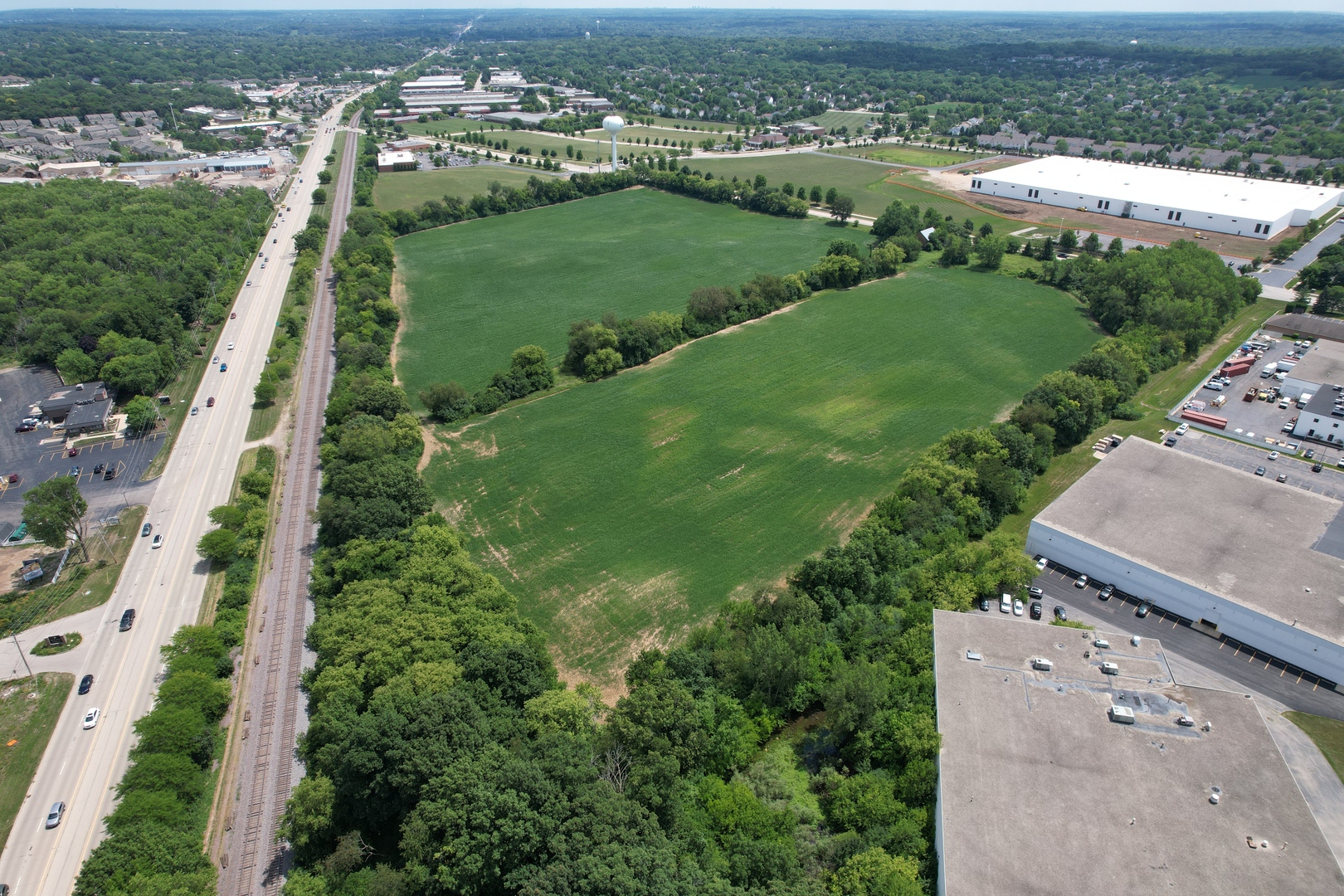 LOCATION...LOCATION...LOCATION!!  46 Prime acres zoned light industrial in McHenry County.  Great mixed use potential in and extremely high growth corridor. Ready for development in Cary!  Across the street from Stryker Corporation and just down the street from the Holiday Inn and the New Mercy Hospital. Water and sewer are located adjacent to the subject property.  Currently in Cary's F.P.A.  This is a wonderful opportunity! Second pin number is 1911100026  Please do not walk or drive into the property, tenants rights.