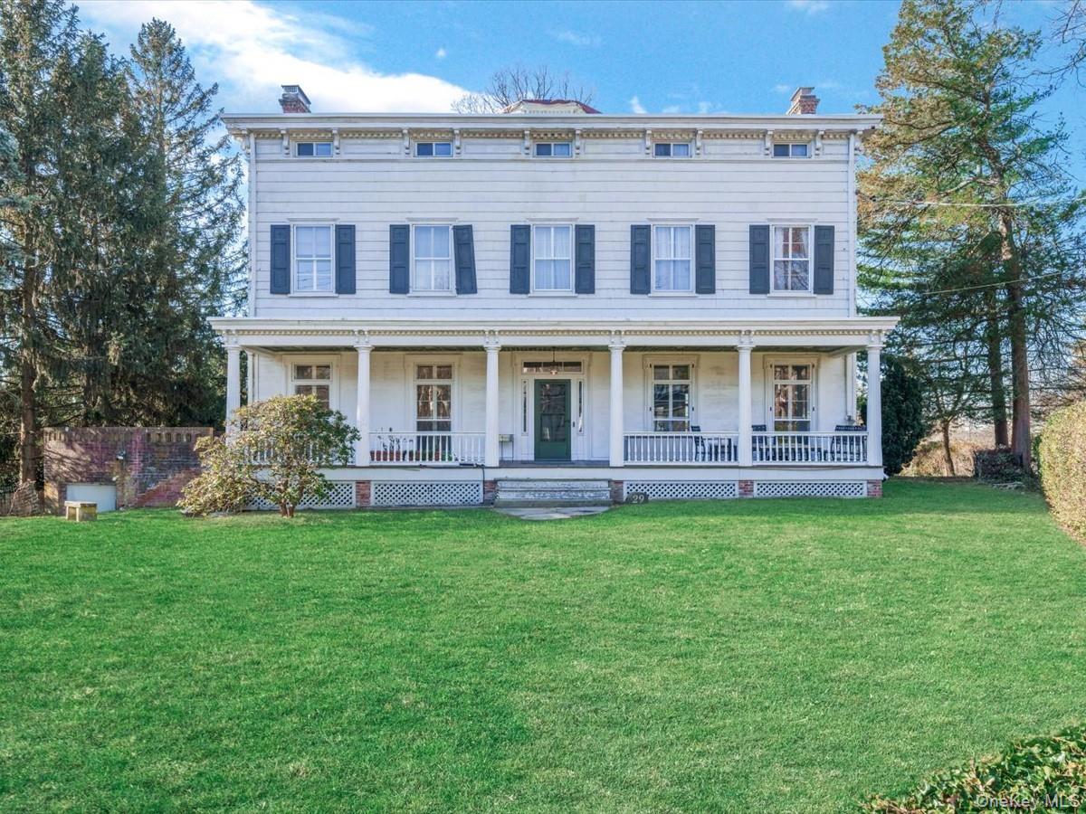 It’s time to stand out from the rest. A home in the waterfront community of Douglas Manor. We're sure there is enough room for you with Approx. 6000 sq. ft of living space, all within 4 floors. This 6 Bedroom, 2.5 Bath stunning Greek Revival home with authentic architecture features yet modernized for today’s living and comfort. As you enter this home, you cannot miss the grand foyer featuring 13 ft ceilings accented by original Plaster crown trim. Thoughtfully updated for contemporary living, this home now features 3 zones: Geothermal Heat and Central Air Conditioning, a modern high-efficiency heating system, and oversized windows that flood the space with natural light throughout the day. A discreetly installed full-size elevator blends seamlessly into the interior design. Throughout the home, 10 (ten) beautifully detailed fireplaces and a uniquely inviting atmosphere in every major room. This home offers a level of character and distinction rarely found. The first-floor features two grand entrances, a chef’s kitchen featuring High-End Stainless-Steel appliances, Traulsen Refrigerator, Subzero freezer, 48” Thermador Stove & matching Vent and Bosch dishwasher. Large Dining Room, Family Room and Living Room & a half bath. The second floor includes 4 large bedrooms with fireplaces and two full bathrooms. The top floor provides additional 2 bedrooms, a home office and additional room.  Also is the  access to the iconic octagonal cupola, which crowns this 2.5-story structure and stands as a rare architectural feature.What Douglas Manor offers it's residents is amazing. A community that offers top rated schools, local merchats from restaurants to dry cleaners, right here. A waterfront community you cannot imagine exists in Queens county. Join the Douglaston Club, enjoy all year long activities including swimming (Summer only pool), tennis, pickle ball, bowling along with a full service restaurtant and catering services.  Into boating, we have the Douglaston Dock, moor your boat right, have the launch taxi you to your boat. Living here is so conveinent you'll see this has become a generational neighborhood.