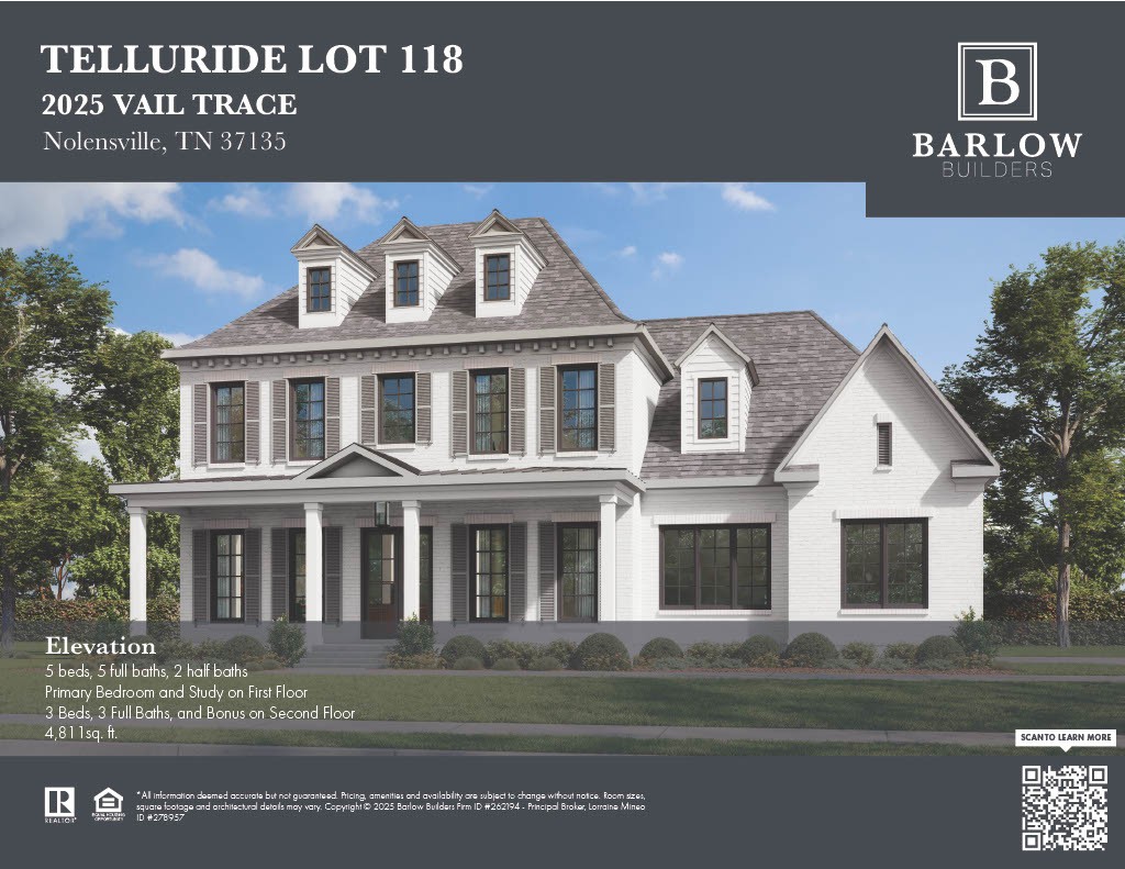 Another gorgeous Barlow Builders home is taking shape. Floor plan and selections in the document section. More details coming soon!