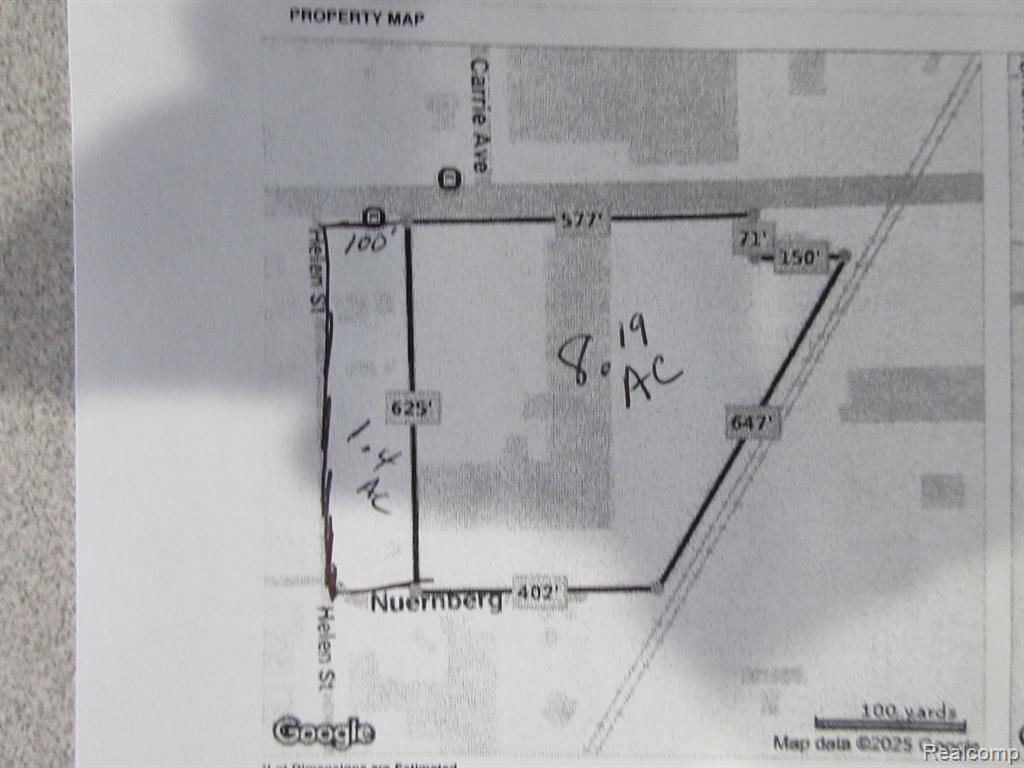 Entire site is 9.59 acres.  8.19 acres of the main site is zoned M4. An additional 1.4 acres to square off Helen Street.  Currently there is a building on site.  CLB for details. IDRBNG