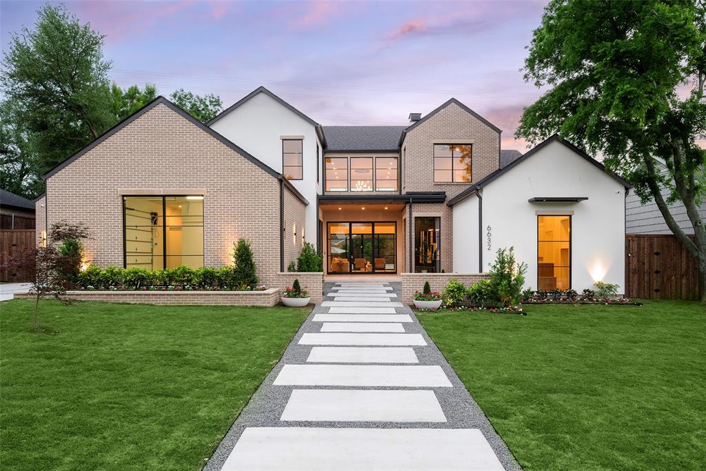Developed by Arneson Homes, 6632 Azalea Lane is a refined new construction residence in the heart of Preston Hollow, offering 6,684 square feet of thoughtfully designed living on an expansive 100 x 157 lot.The striking exterior blends brick and smooth stucco with clean rooflines and steel-framed windows, creating a timeless yet modern presence. Inside, soaring ceilings, wide-plank hardwoods, and walls of glass define the home’s architectural character while filling the spaces with natural light.The kitchen is both sculptural and functional, anchored by a statement stone island and supported by a butler’s pantry and separate back kitchen for seamless entertaining. The open living areas flow effortlessly to the covered patio and backyard, designed for year-round enjoyment.With 5 bedrooms, 5 .2 baths, the layout includes a private office, double game rooms, a flex space, and a 3-car garage. The primary suite serves as a true retreat, featuring vaulted ceilings and a spa-inspired bath with a freestanding tub, a steam shower  and warm layered finishes.The covered patio extends the main living areas into a true outdoor retreat, overlooking a resort-style pool and private backyard setting designed for both relaxed afternoons and elevated entertaining. Tucked just beyond, the flex room offers a unique layer of versatility with its own bath and direct access to the patio, making it ideal as a poolside lounge, fitness studio, guest suite, or private retreat seamlessly integrating indoor comfort with outdoor living.