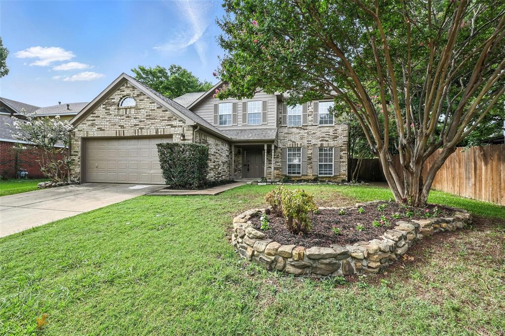 Welcome to 1637 Fuqua Drive, a beautifully renovated 5-bedroom, 2.5-bath --that have been updated and refreshed -this home in the highly sought-after Stone Creek neighborhood of Flower Mound! This spacious two-story open floor plan residence combines stylish upgrades with functional design, offering the perfect layout for everyday living and entertaining. Step inside to discover all-new luxury flooring throughout the main level and plush carpet upstairs, quartz countertops and sleek soft-close cabinetry in the fully updated kitchen. Modern fixtures and lighting that add a designer touch in every room.  A bright and open dining space that flows seamlessly into two generous living areas.  A large primary suite retreat with space to unwind, plus four additional bedrooms for family, guests, or work-from-home needs.
Outside, enjoy a spacious backyard with a covered patio perfect for weekend BBQs or morning coffee, and a mature shade tree adds privacy and charm. Just minutes to top-rated shopping and dining at Highlands of Flower Mound, Robertson's Creek, and The Shops at Highland Village. Enjoy being just 20 minutes from DFW Airport with quick access to major highways, making it easy to reach all parts of the Metroplex with ease and convenience. Close to parks and trails, including Stone Creek Park, Rheudasil Park, and access to the Flower Mound trail system, top Rated Flower Mound schools including Forest?Vista Elementary, Forestwood Middle School and Flower Mound Highschool. The Stone Creek community is known for its family-friendly charm, tree-lined streets, and unbeatable location.  Whether you're looking for modern upgrades, a flexible floor plan, or proximity to the best of Flower Mound living—this home checks every box.