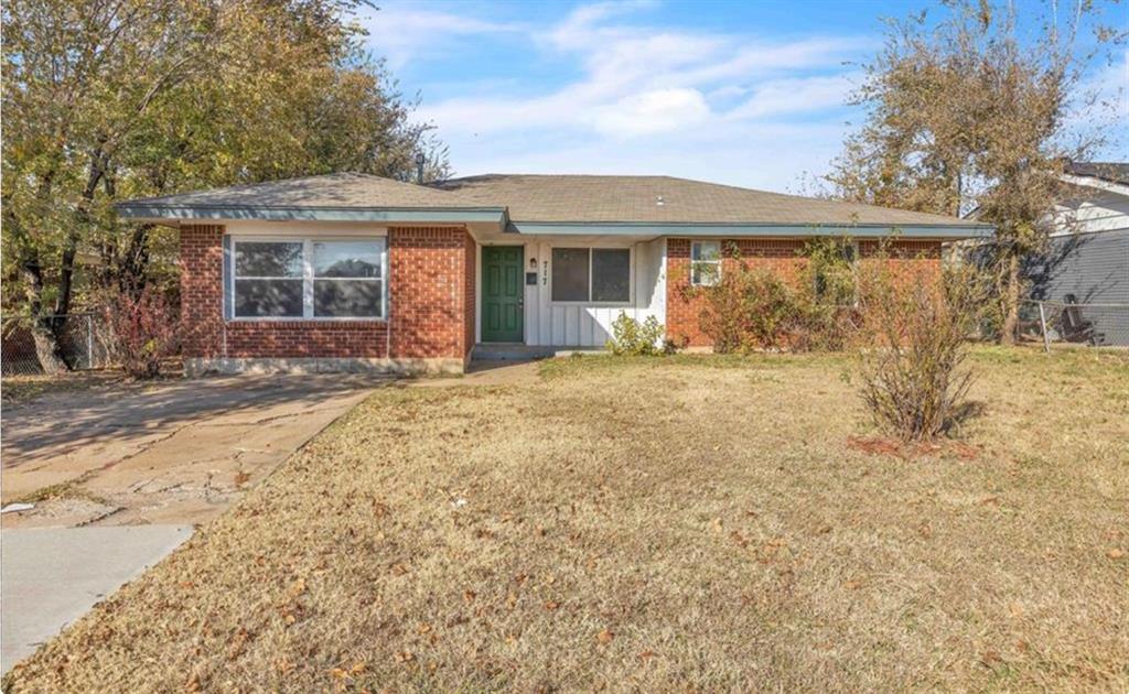 Looking for your next portfolio purchase? This rental package features two 4-bed, tenant occupied properties in a great location, just behind the new Homeland at Lincoln and 36th - and they're right next door to each other! Tenant-occupied brick ranch with converted garage, leased at $1,100/mo. 4 bed, 1.5 bath, 1,299 sf per assessor (closer to 1,500 with converted garage), slab, central heat and air, composition roof, covered porch and open patio. Owner reports no known deferred maintenance. Interior photos were taken prior to the current tenancy. Lease and rent rolls available to qualified buyers on request. No interior access until an offer is negotiated — please do not disturb the tenant. This property will not be sold individually; this is a two-property rental package with sister property located next door at 713 NE 37th. Cash or conventional.