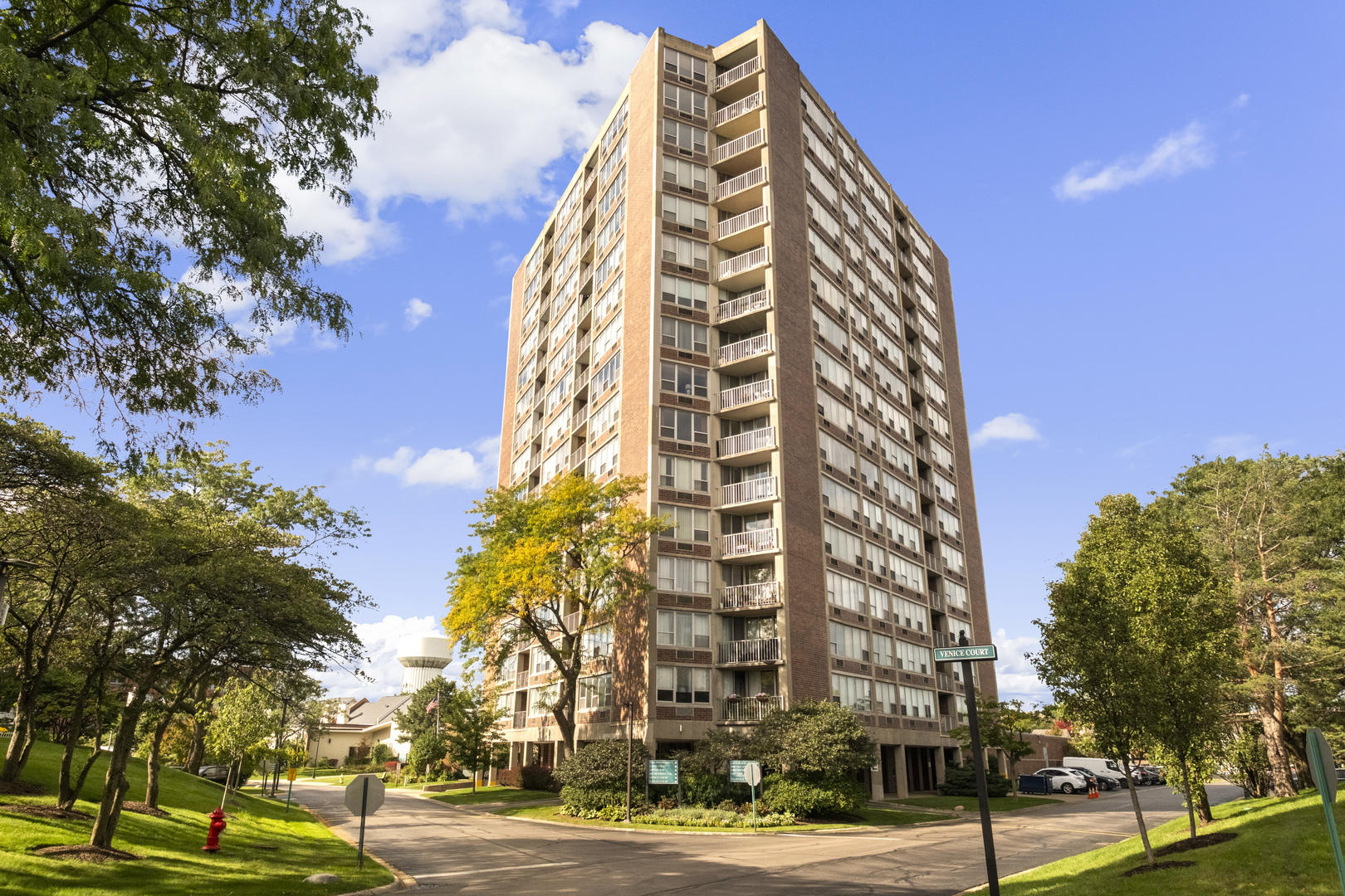 Welcome home to this 12th-floor 2 bedroom, 2 bath condo with stunning Chicago skyline views. The spacious living & dining rooms feature beautiful hardwood floors, complemented by wood laminate flooring in both bedrooms. Enjoy the convenience of laundry facilities & a storage locker on the same floor, along with one underground garage parking space. This well-appointed community offers an impressive selection of amenities, including a pool, fitness room, party room, & game room. Ideally located in Glenview, close to JoongBoo market, this home offers comfortable living, beautiful views, and access to highly regarded local schools.