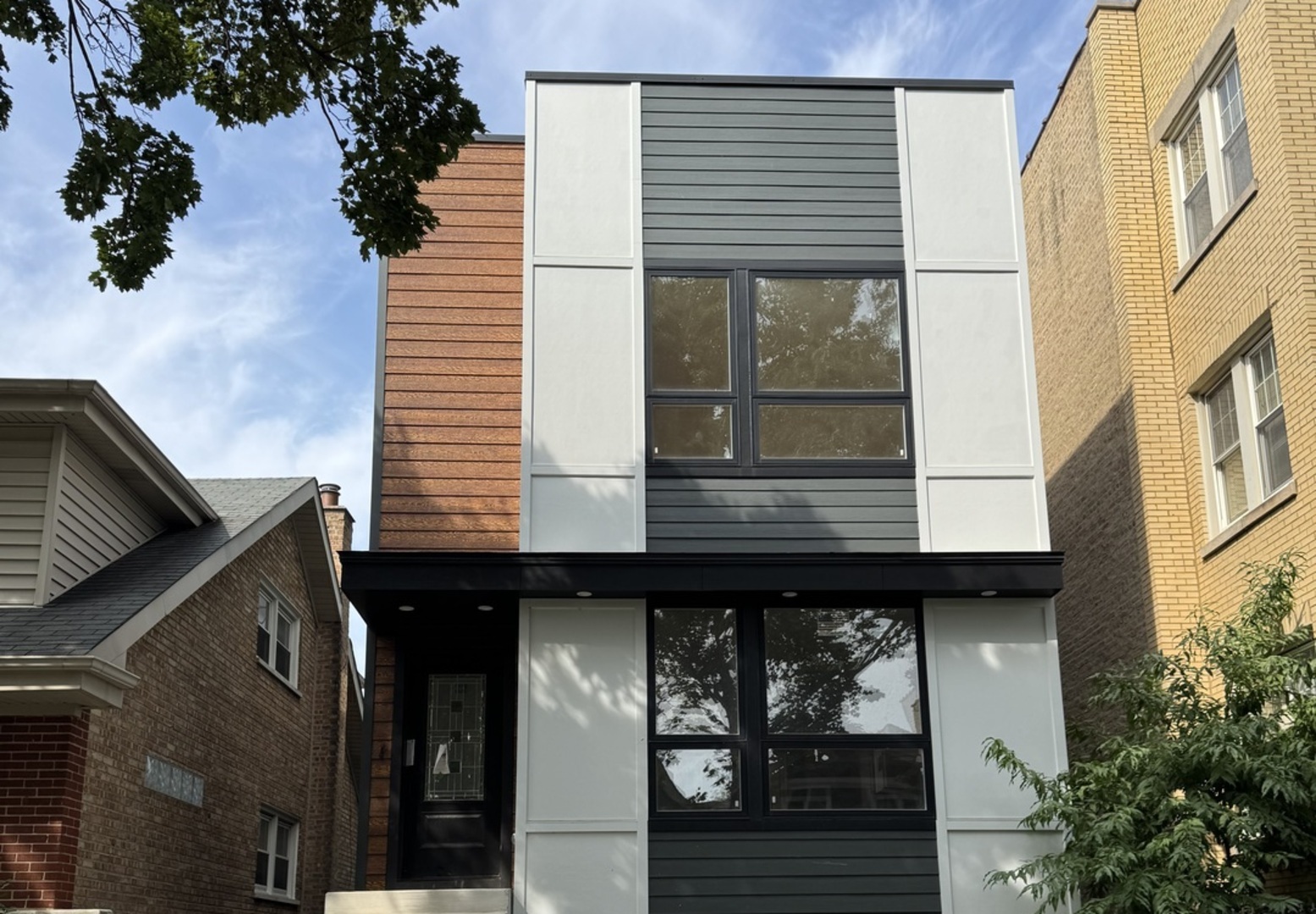 New construction! Preview our outstanding luxury single family in the heart of leafy Irving Park, Three stories, Five generous bedrooms, Exceptional approx 4000 sf layout includes soaring ceilings on all levels including fully finished basement, White oak flooring throughout, Two dedicated laundry rooms, Dual zone HVAC, Walk out roof deck. Our chef quality kitchen is ideal for entertaining, equipped with top of the line Bosch appliances, Top of the line gas oven with separate wall oven, wine fridge, Expansive island with bar seating, Custom walnut look slim shaker cabinetry, Striking quartz countertops, Walk-in pantry and adjacent butler cabinet with separate sink and beverage fridge. Adjoining family room features a gas fireplace and separate dedicated dining space. Basement has expansive soaring ceiling height and dedicated family room, full bath and laundry room, Spacious primary bedroom features two walk-in closets and stunning master bath with spa like finishes; Exceptional character and quality steps to Horner Park. Tree-lined pocket adjacent to Horner Park, Lincoln Square, North Center. Opportunity for buyers to customize now! Estimated delivery November 2025
