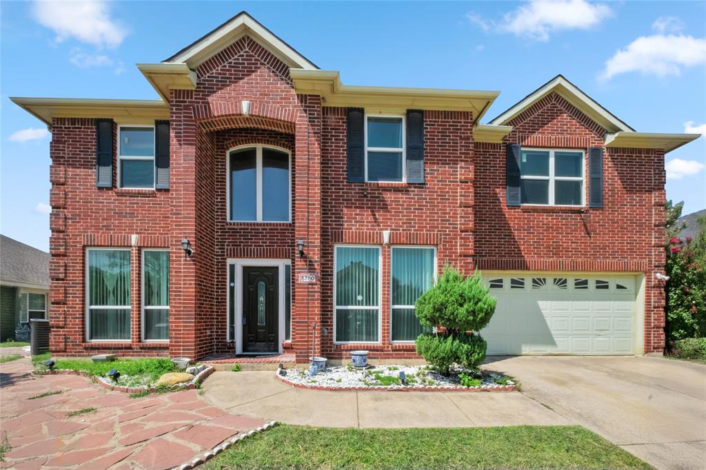 Nestled in a quiet cul-de-sac within a peaceful neighborhood, located in Birdville ISD with convenient access to two major highways, just 5 minutes from the future H-Mart, and close to a variety of retail, dining, and businesses. This home offers an excellent combination of comfort and location, making it ideal for daily living and commuting. Upgrades include all 27 energy-efficient windows replaced in 2014, both HVAC units installed in 2014 with condenser service in 2023, roof replacement in 2018, kitchen with granite countertops, stainless steel gas cooktop and oven, ceramic tile flooring throughout the first floor, luxury vinyl plank flooring on the second floor, stairs, and bedrooms, new baseboards on the first floor, and a backyard with the pool professionally filled and equipped with proper drainage for easy maintenance.