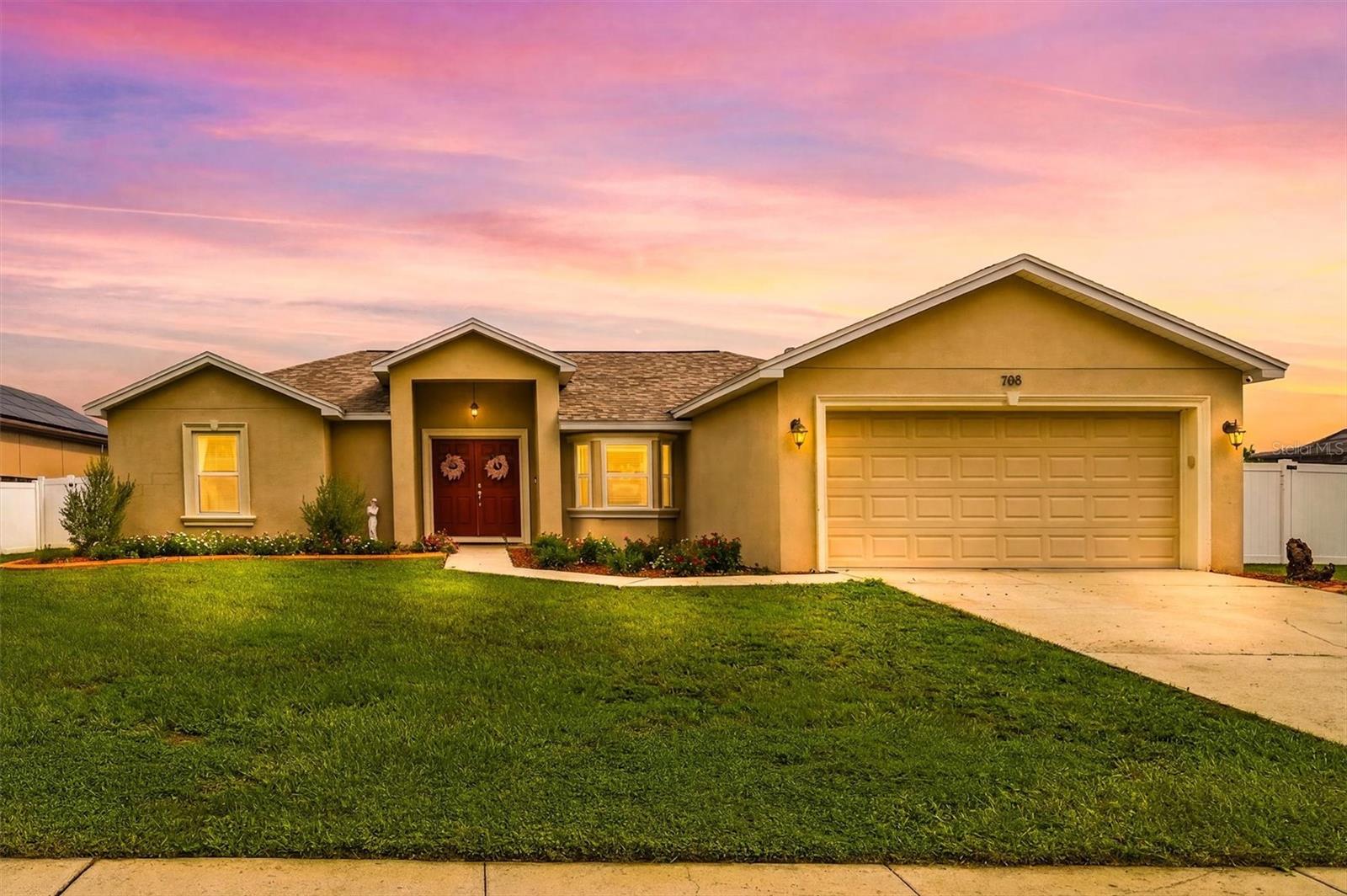 Welcome home to Tower Grove Estates—one of Plant City’s most sought-after communities. This beautifully maintained property features vaulted ceilings, recessed lighting, and a bright open-concept layout designed for comfortable everyday living. The kitchen offers stone countertops, a pantry, and an inviting eat-in breakfast area. Ceramic tile flooring runs throughout the home, adding style and durability.The split-bedroom floor plan includes a spacious primary suite with a walk-in closet featuring built-in shelving, plus an en-suite bath with a relaxing garden tub. Two additional bedrooms and a full bath complete the well-designed interior.Outside, enjoy an oversized half-acre lot with a peaceful pond view—perfect for entertaining with a gazebo and above-ground pool. Major updates provide peace of mind, including a new roof and new windows in 2023.