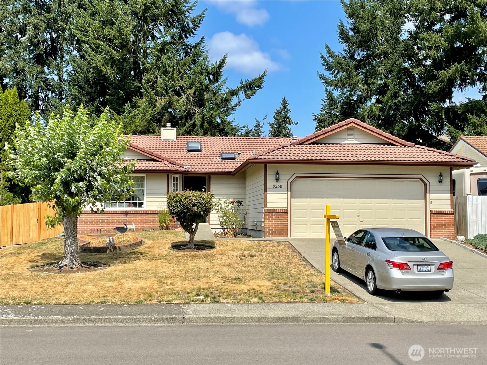 Beautiful Rambler in Classic Heights is now available. Vaulted ceiling and Skylights give home an open, welcoming charm. Wide Hallways and no steps!! Many Skylights and Bay windows throughout. All 3 Bedrooms are good sized plus Den/ Office with built-in bookshelves. Huge Master bathroom with a skylight. 2 full baths and check out the backyard rockery. Hot water tank and Heat pump less than 5 years plus Window unit in Master BR stays. Well maintained home offers "As is" and priced accordingly, everything works fine.